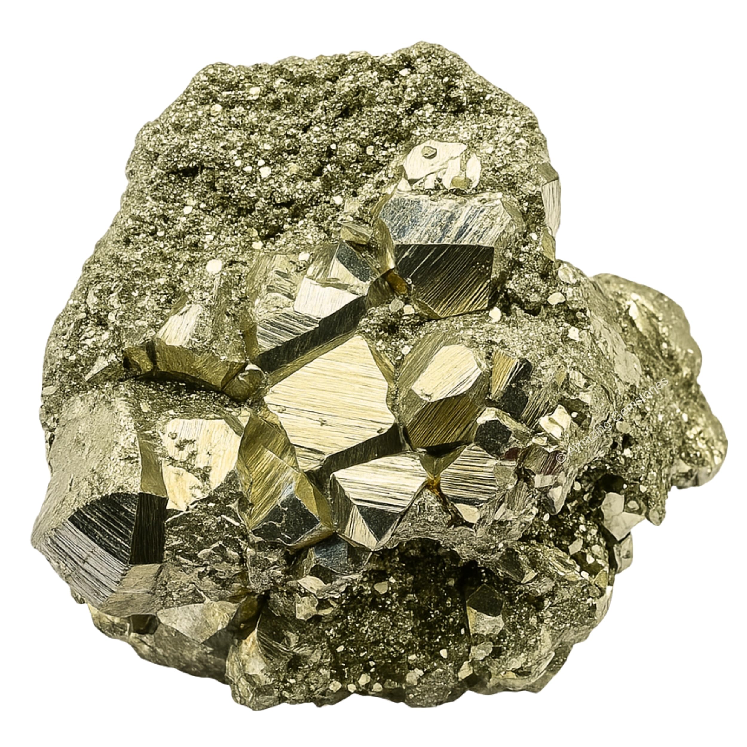 Amazing Gemstone pyrite brute – pierre pour tumbling et projets DIY