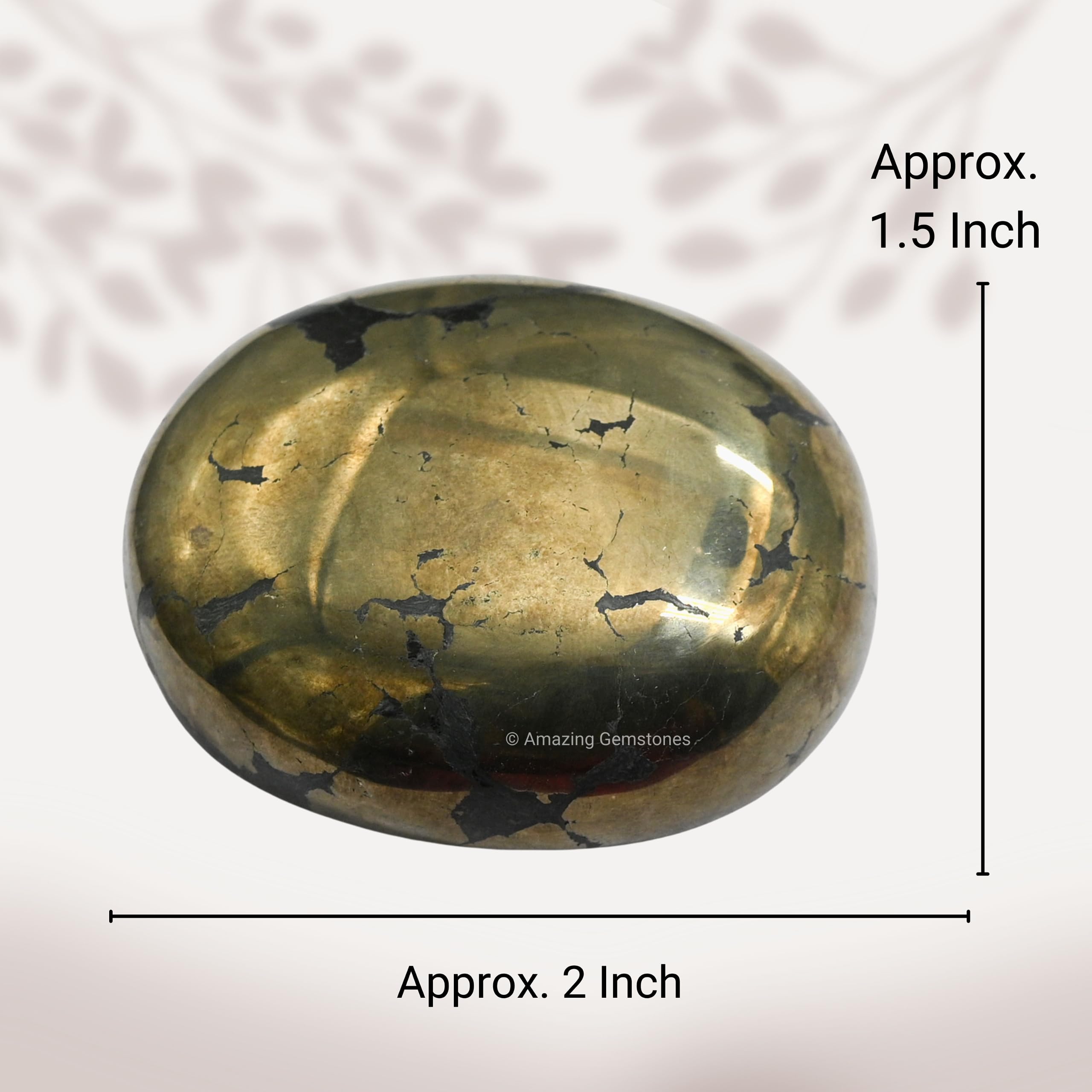 Amazing Gemstone Pyrite - etui-cadeau, présentation élégante pour offrir.