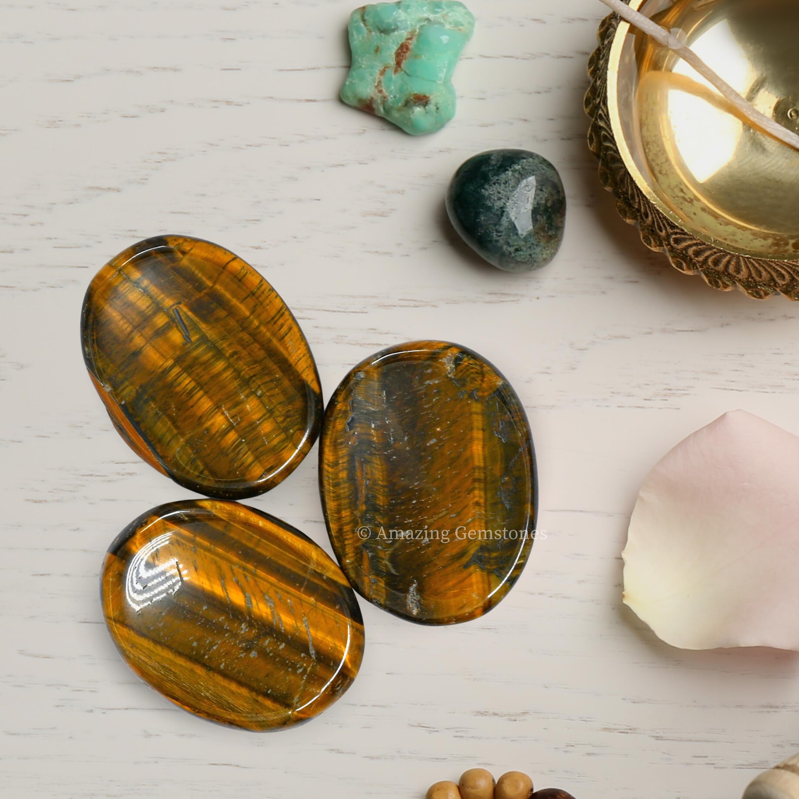 Amazing Gemstone qualité authentique œil-de-tigre pour bien-être durable.