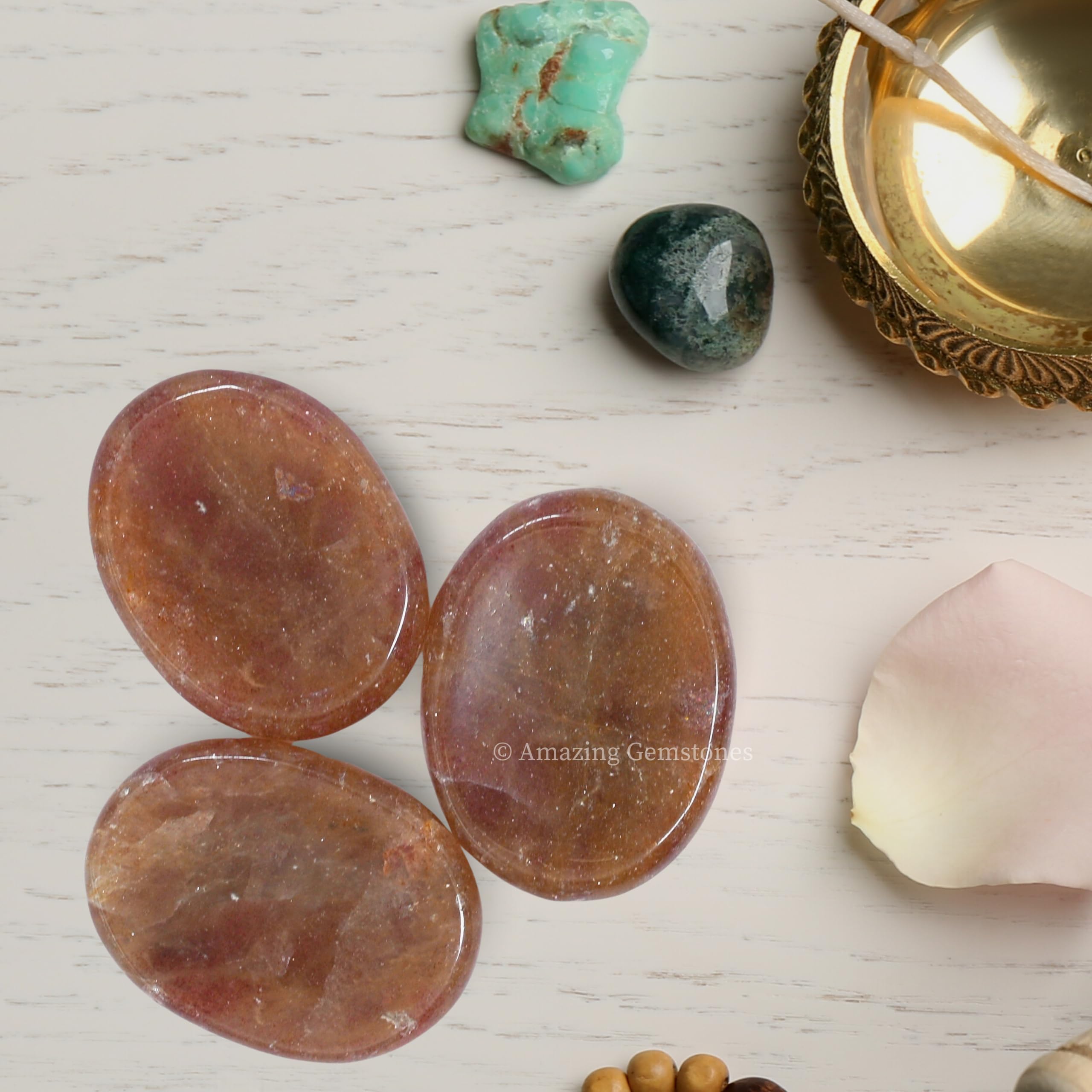 Amazing Gemstone Quartz Fraise – accessoire de bien-être pour les moments calmes.