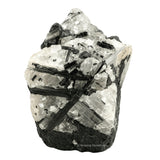 Marque Amazing Gemstone – pierre brute noire rutile pour équilibre émotionnel et calme.