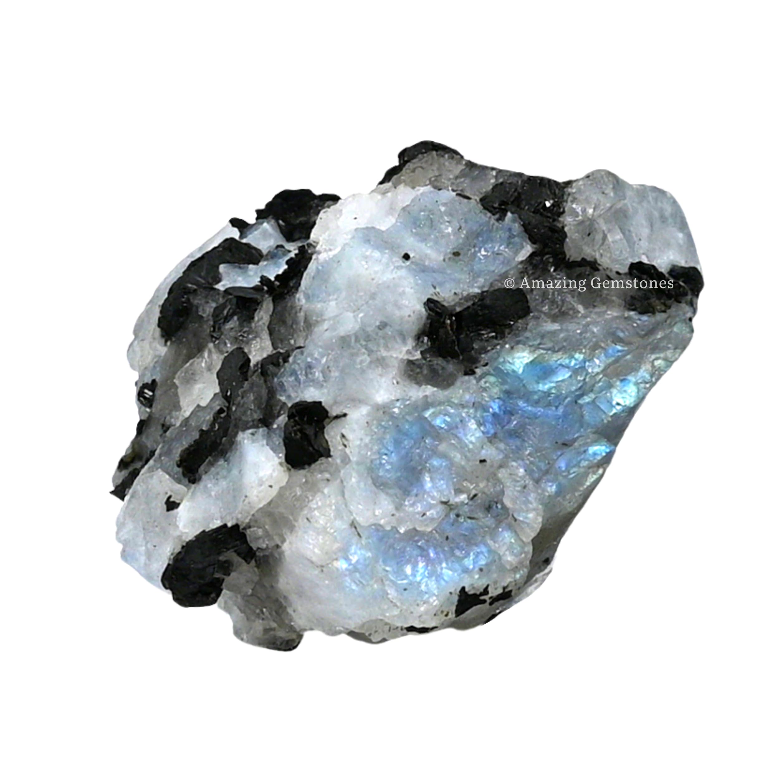 Rainbow Moonstone: certificat d'authenticité inclus.