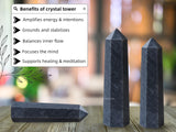 Amazing Gemstone Reiki cristal aventurine bleue, énergie directionnelle pour soins énergétiques