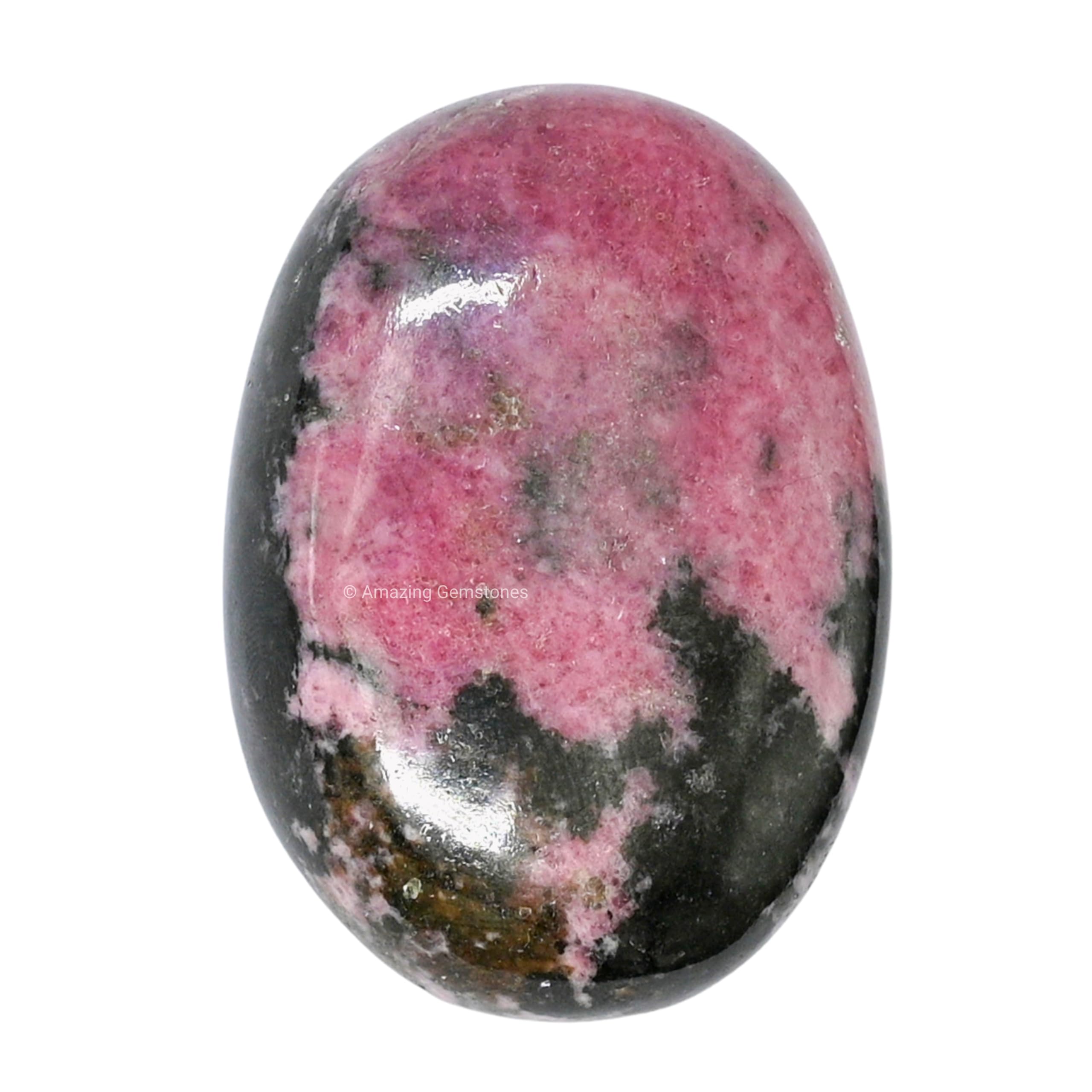 Amazing Gemstone Rhodonite – pierre-paume, cadeau attentionné pour anniversaire ou célébration.