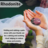 Amazing Gemstone Rhodonite – pierre-paume artisanale, alliant beauté et bien-être potentiel.
