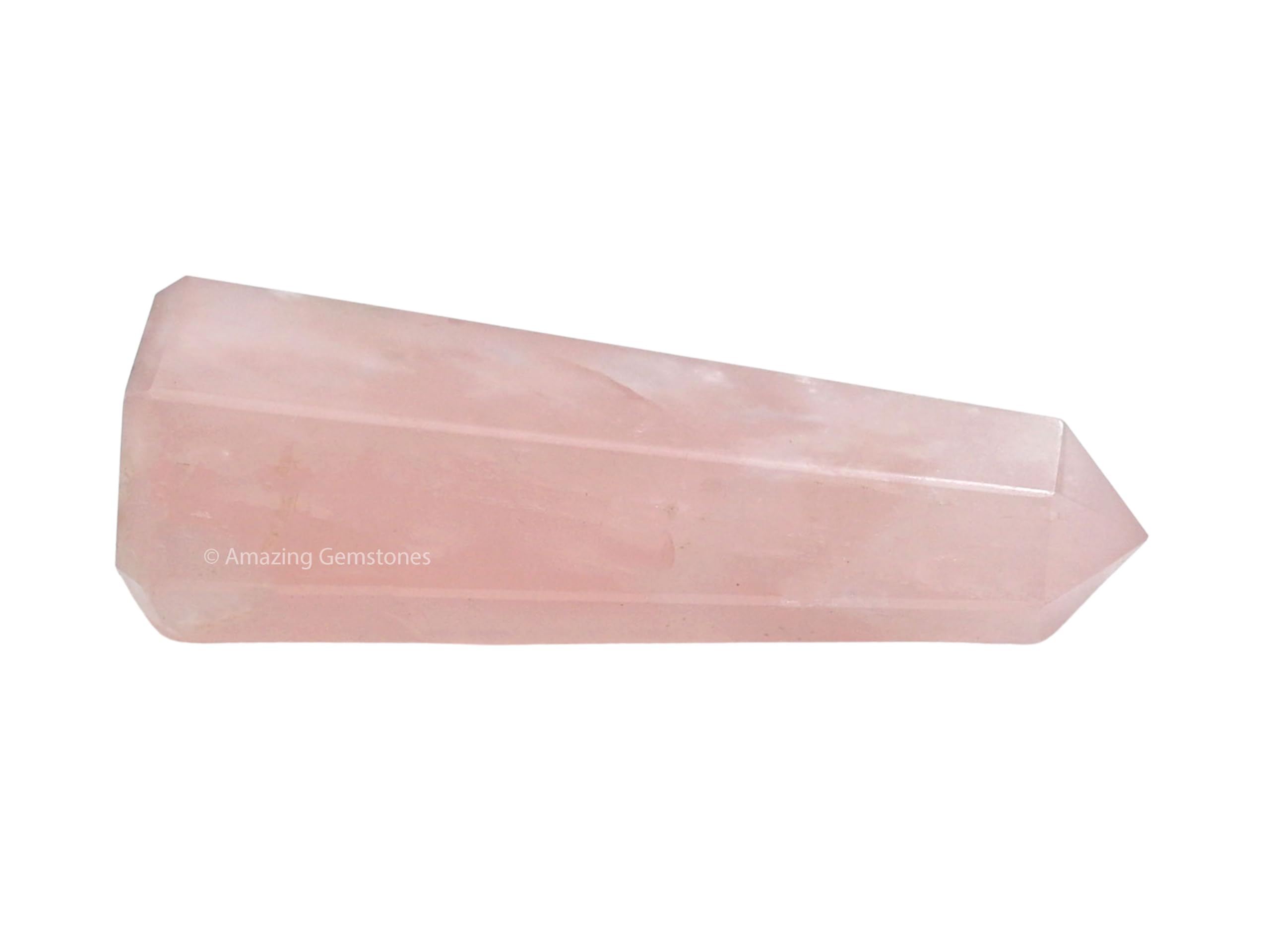 Obélisque quartz rose Amazing Gemstone – énergie amplifiée pour équilibre.