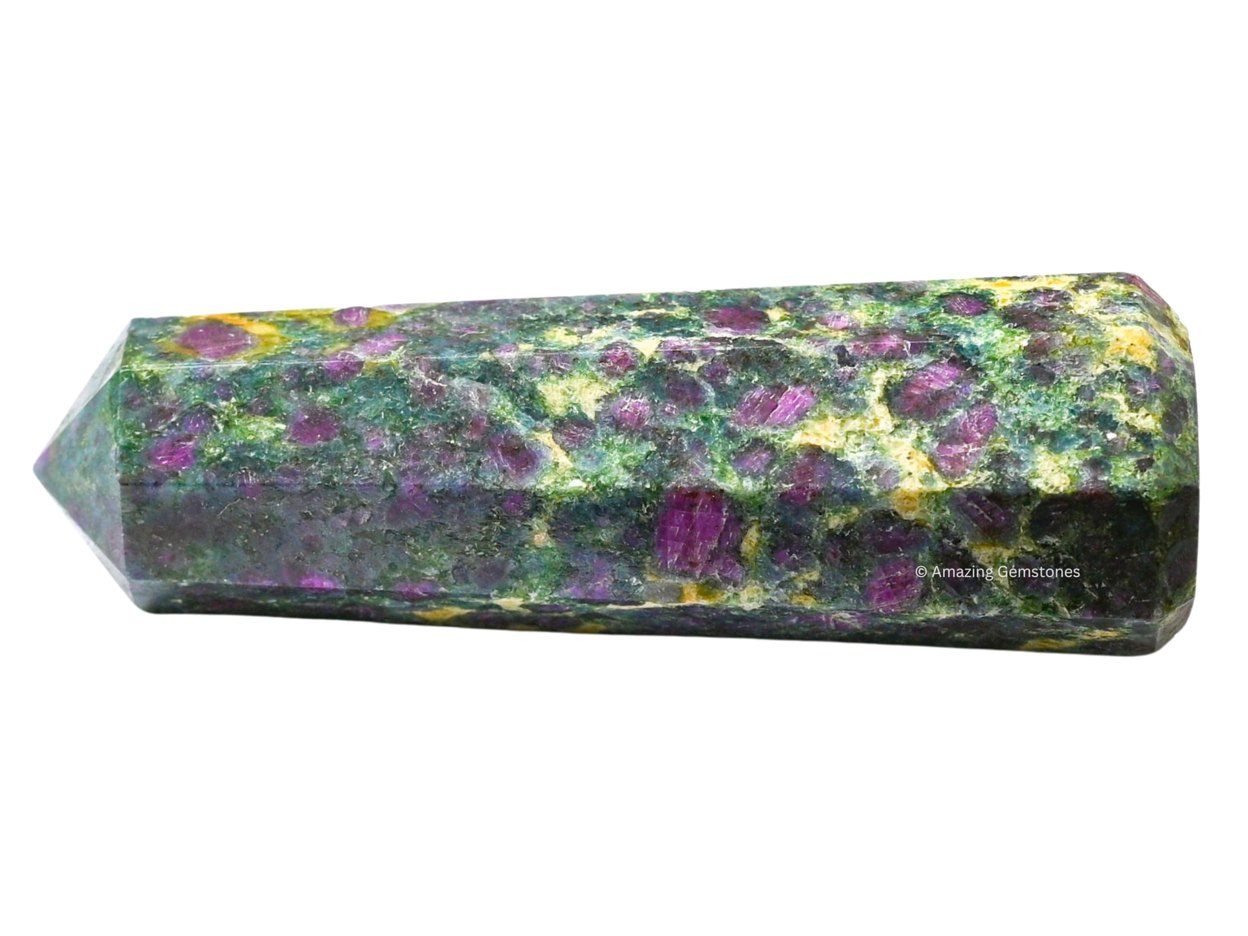 Amazing Gemstone Ruby Fuchsite – Obélisque énergie pour renforcer l'harmonie d'un espace
