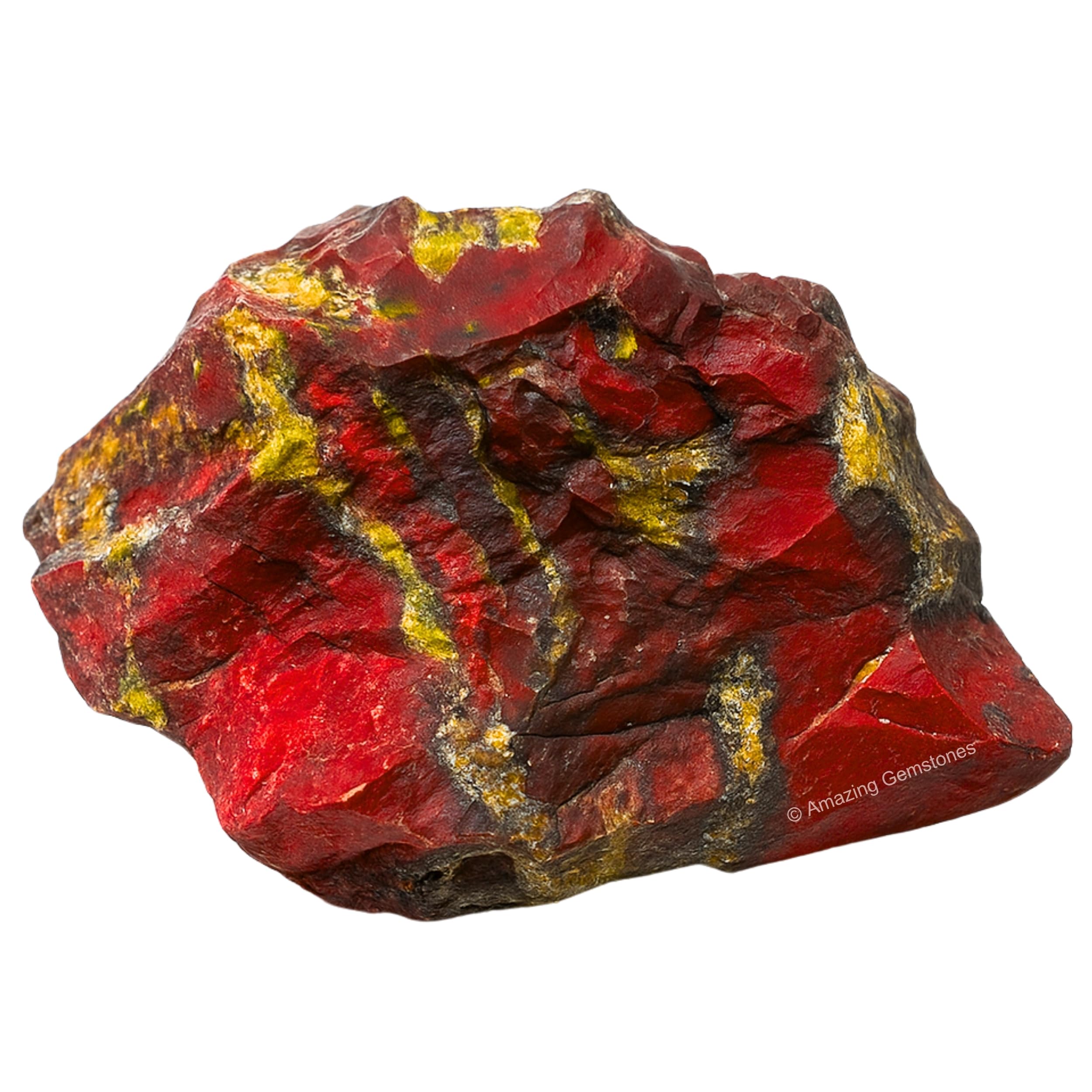 Amazing Gemstone Dragon Bloodstone – certificat d'authenticité: pierres authentiques pour projets de bricolage.