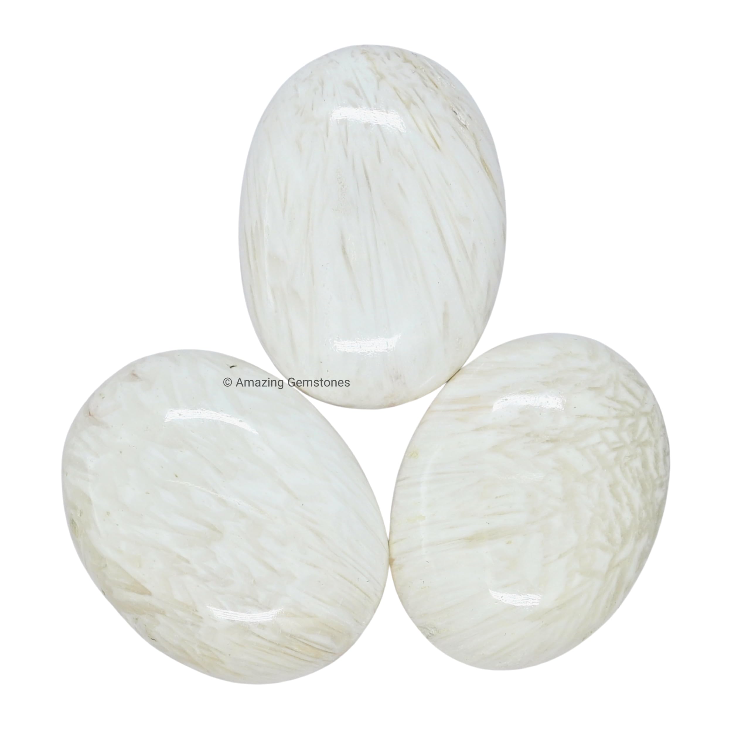 Amazing Gemstone scolecite, boite-cadeau prête à offrir pour un proche.