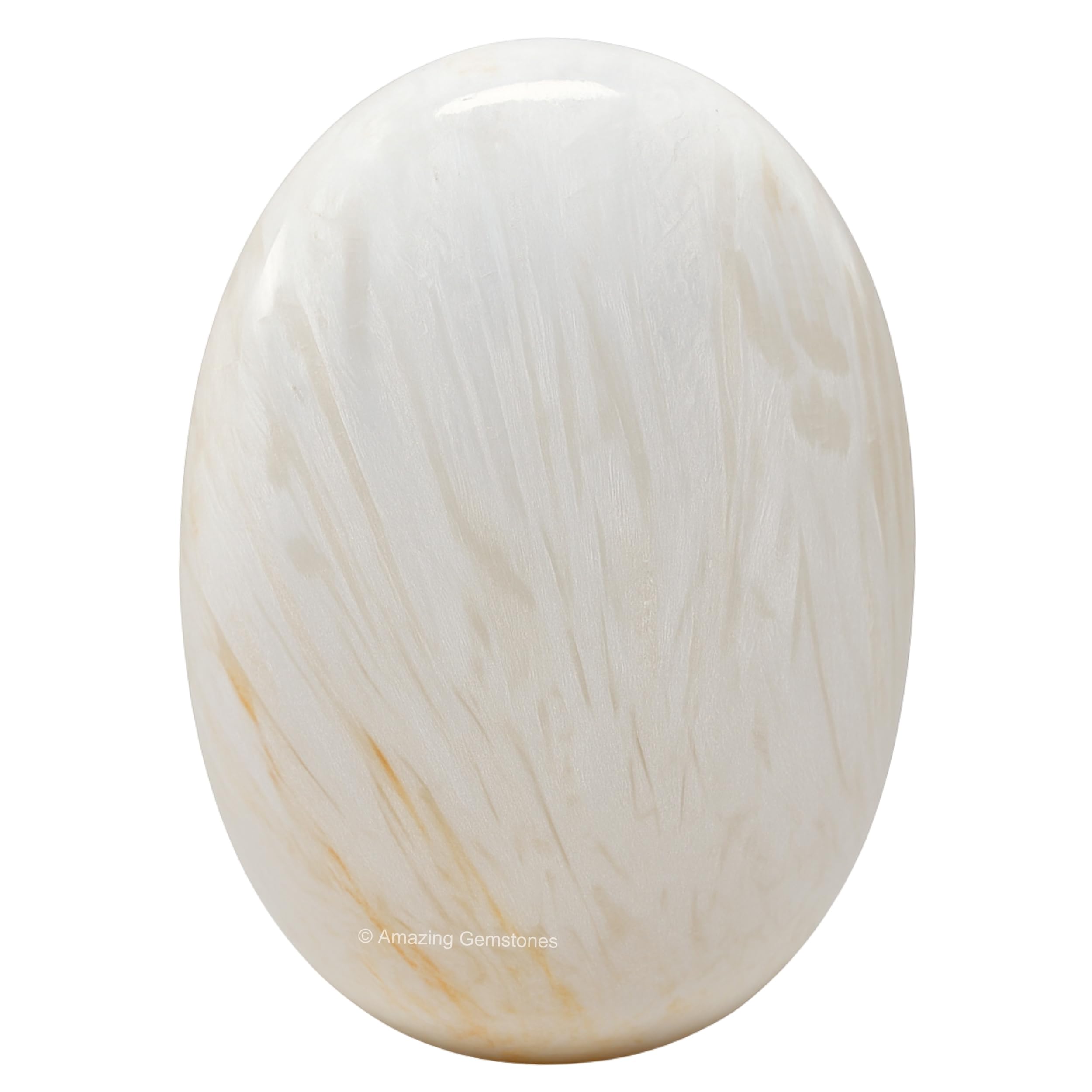 Amazing Gemstone scolecite, pierre-de-paume-extra-large pour méditation et énergie positive.