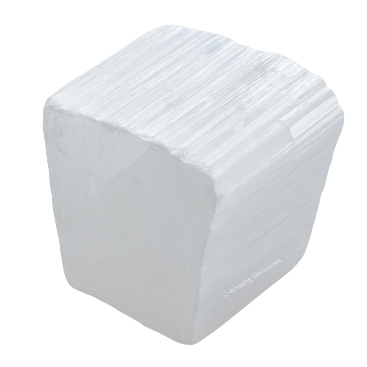 Amazing Gemstone Selenite brut pierres - ideale pour meditation et purification.