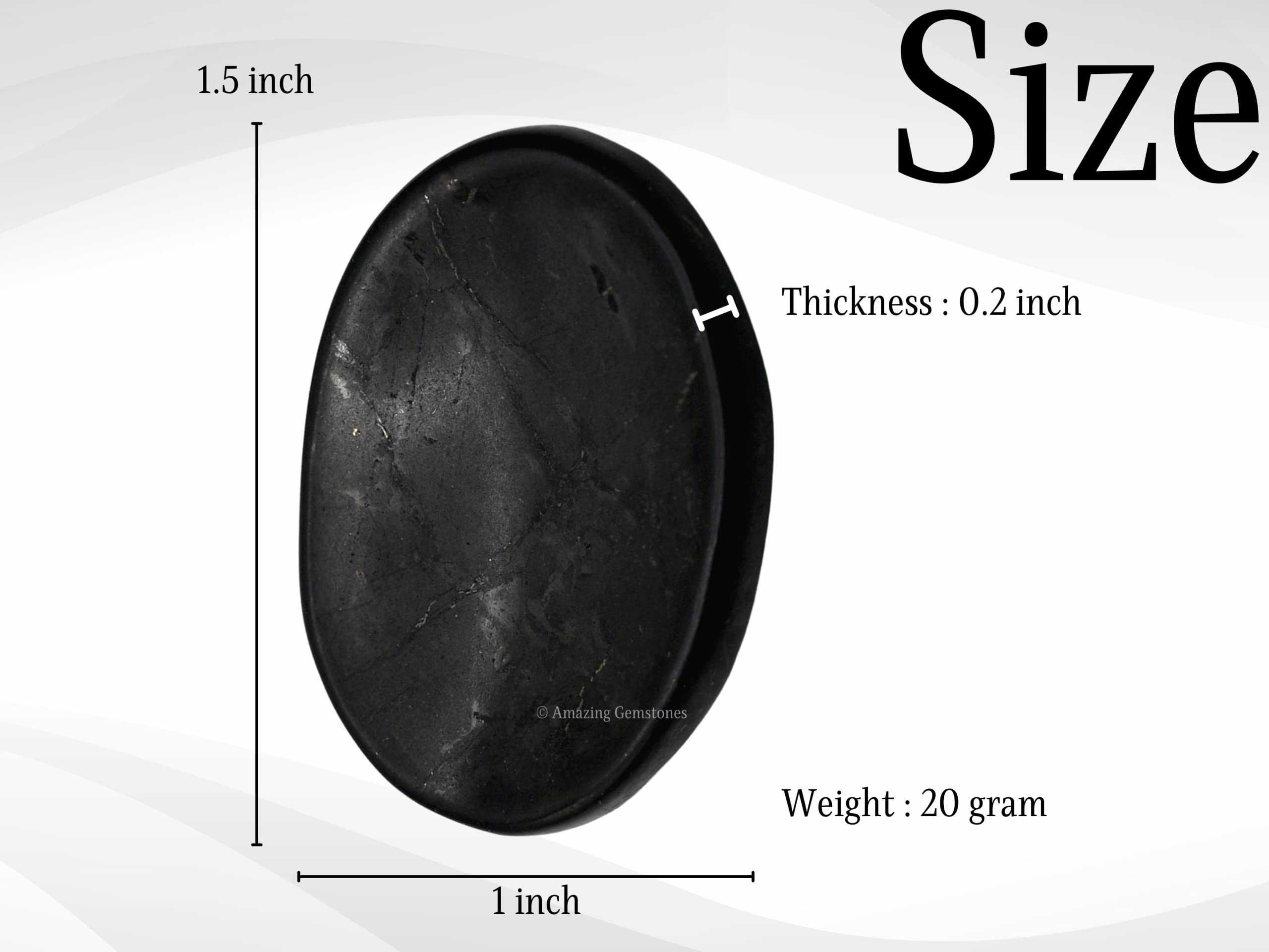 Amazing Gemstone Shungite, accessoire de méditation, compagnon fiable pour les moments de pleine conscience.