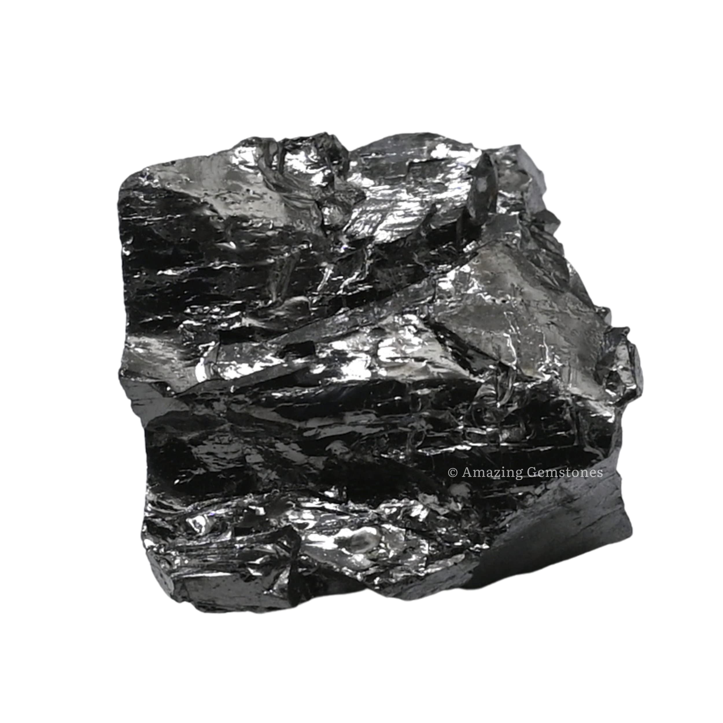 Amazing Gemstone Shungite brut pierre : parfait pour le polissage artisanal et la méditation