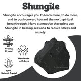 Amazing Gemstone Shungite – parfait pour projets de bricolage et créations uniques.