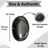 Amazing Gemstone Shungite Pierre Palmaire Méditation : favorise le centrage pendant la pratique.