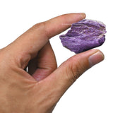 Stichtite Amazing Gemstone – cristal brut avec certificat et sachet velours pour cadeau.