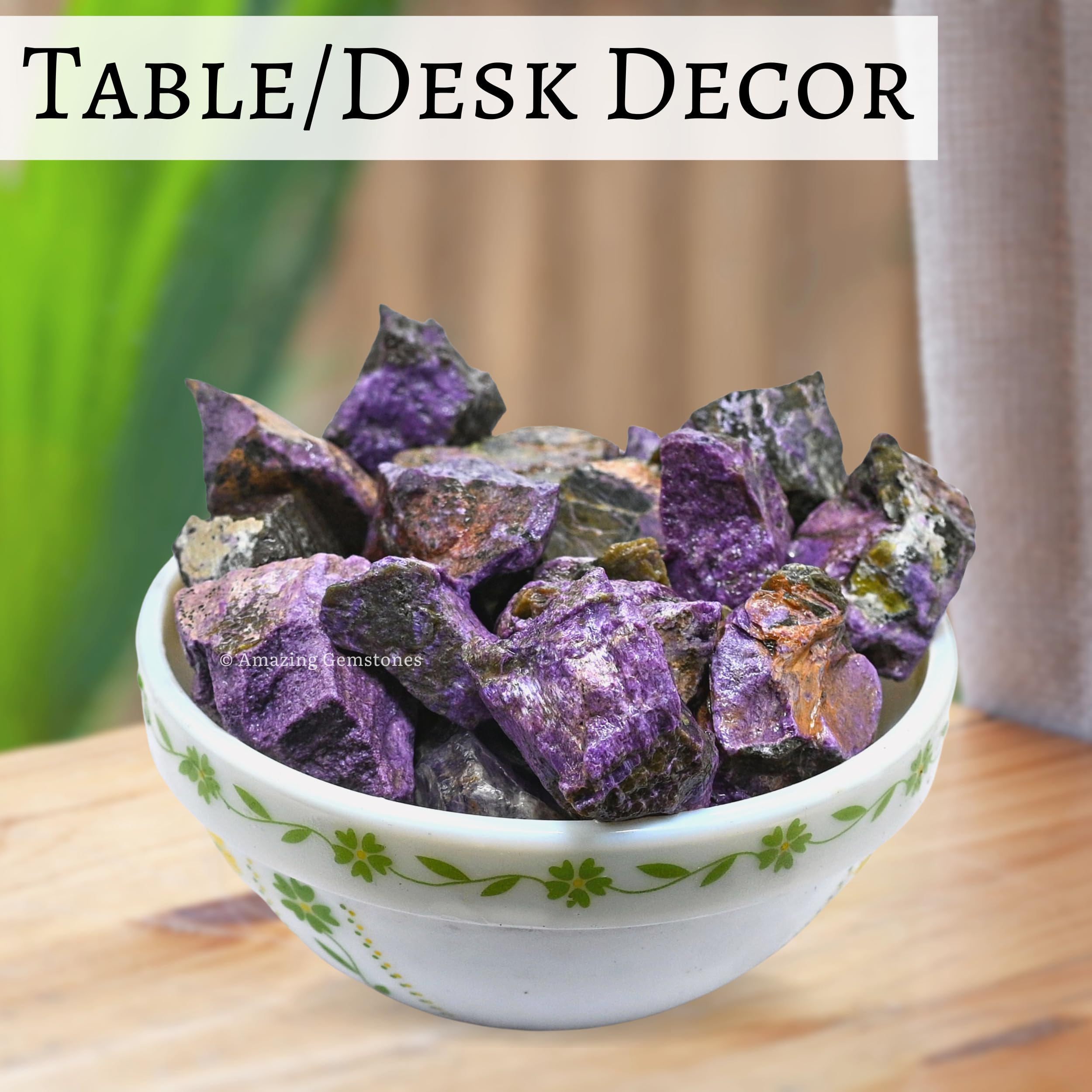 Amazing Gemstone Stichtite – pierres naturelles pour équilibre des chakras et concentration.