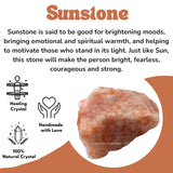 Amazing Gemstone Sunstone utilisé pour polissage et façonnage des pierres