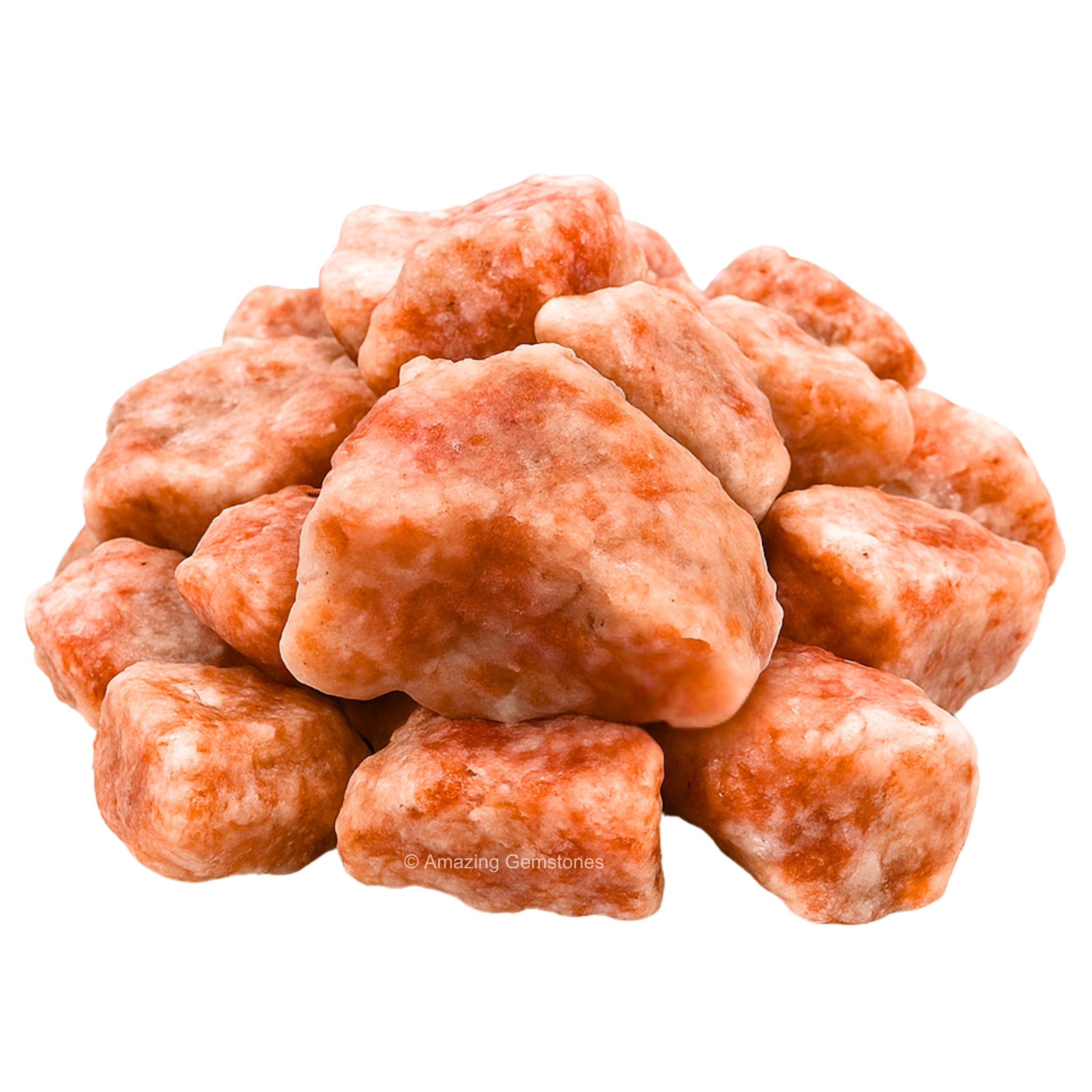 Amazing Gemstone Sunstone avec sachet velours, présentation prête à offrir