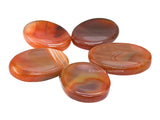 Amazing Gemstone, texture naturelle carnelian-onyx, expérience sensorielle relaxante.