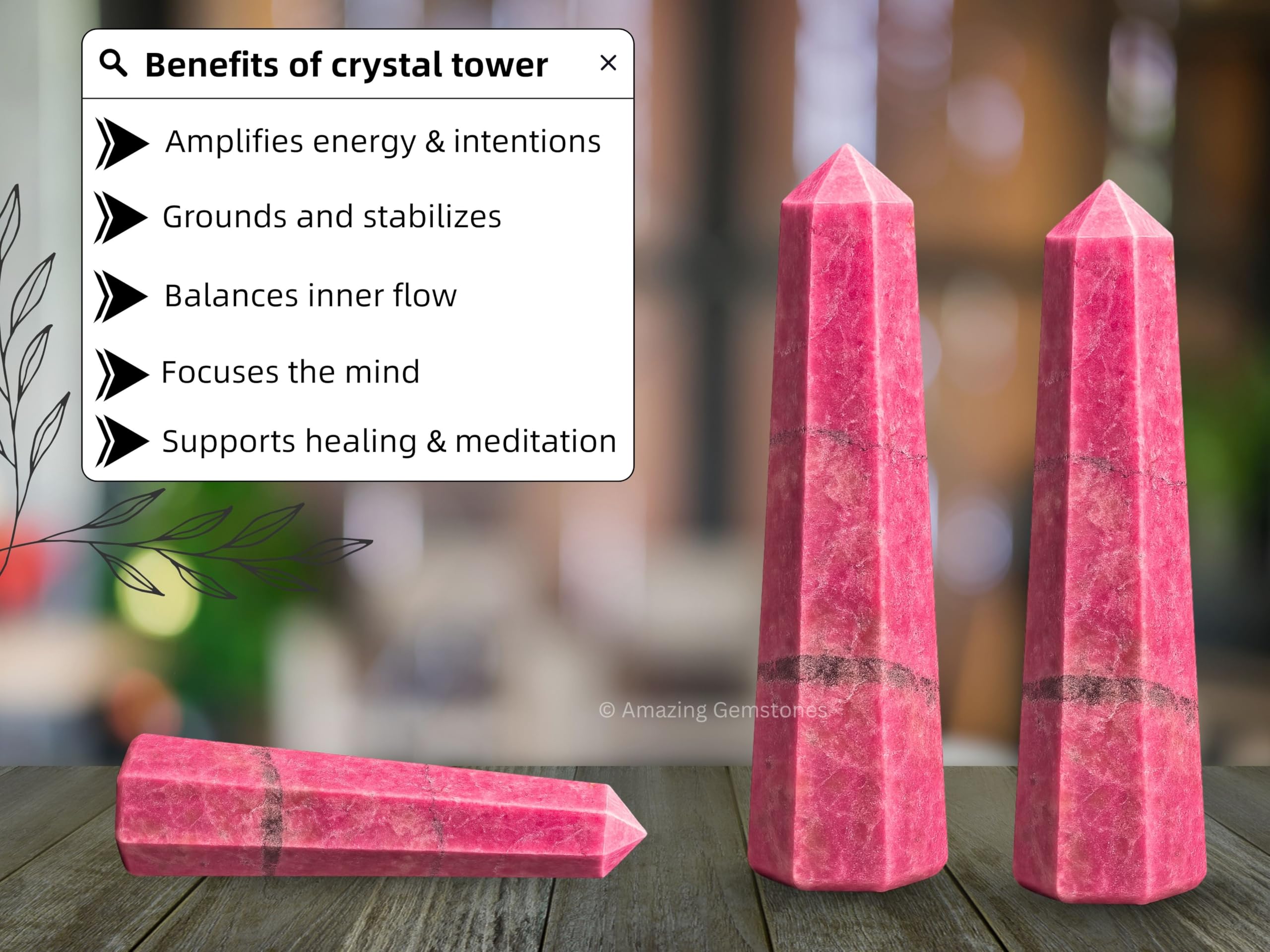 Amazing Gemstone Thulite energie-distant: transmettez une énergie bienveillante à autrui.