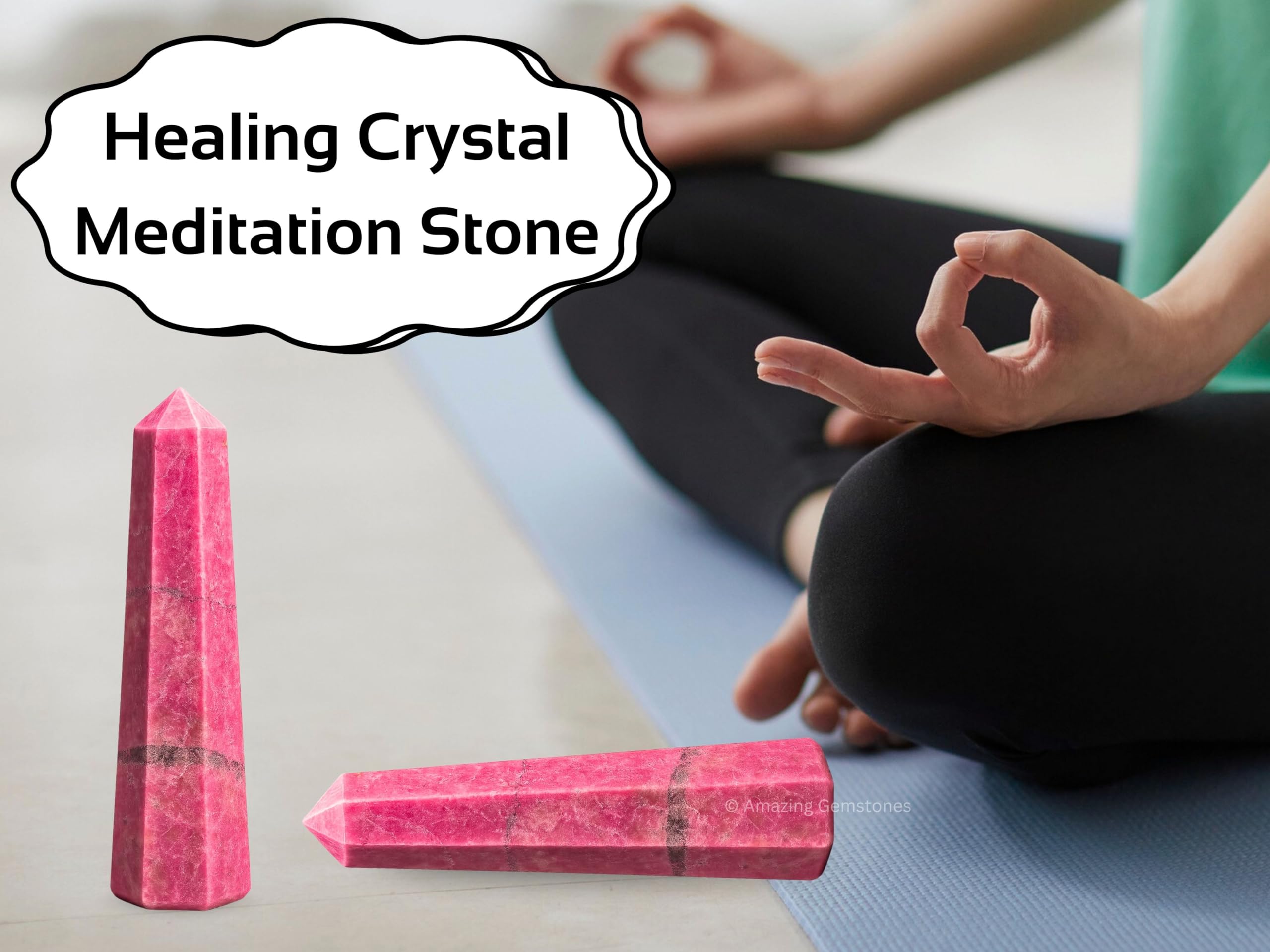 Amazing Gemstone Thulite protection-stress: aide à réduire le stress dans l'espace de travail.