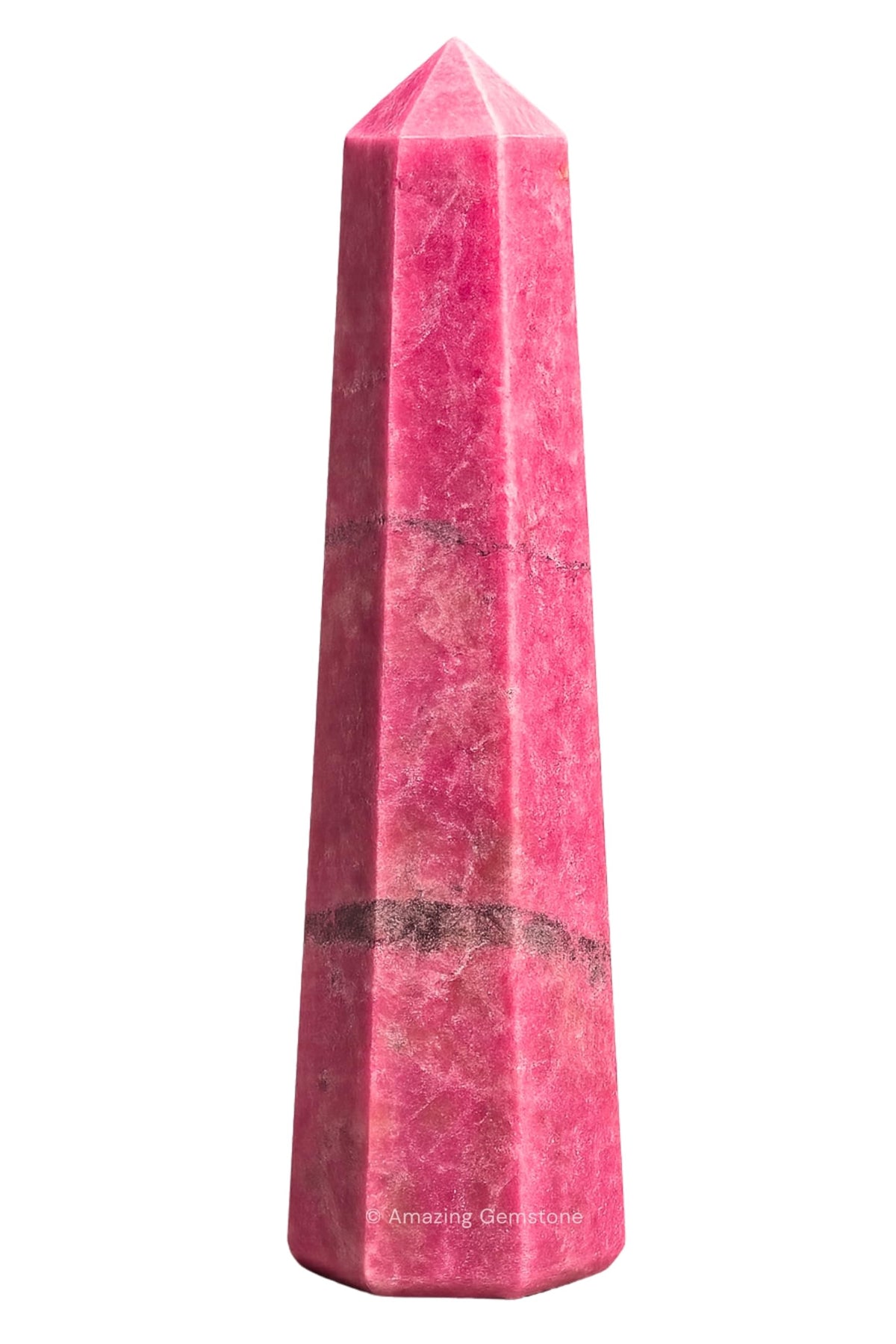 Amazing Gemstone Thulite tour-pointe: purifie et revitalise l'énergie d'une pièce.