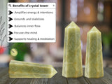 Amazing Gemstone tour cristal aquamarine jaune – protection douce des espaces sensibles.