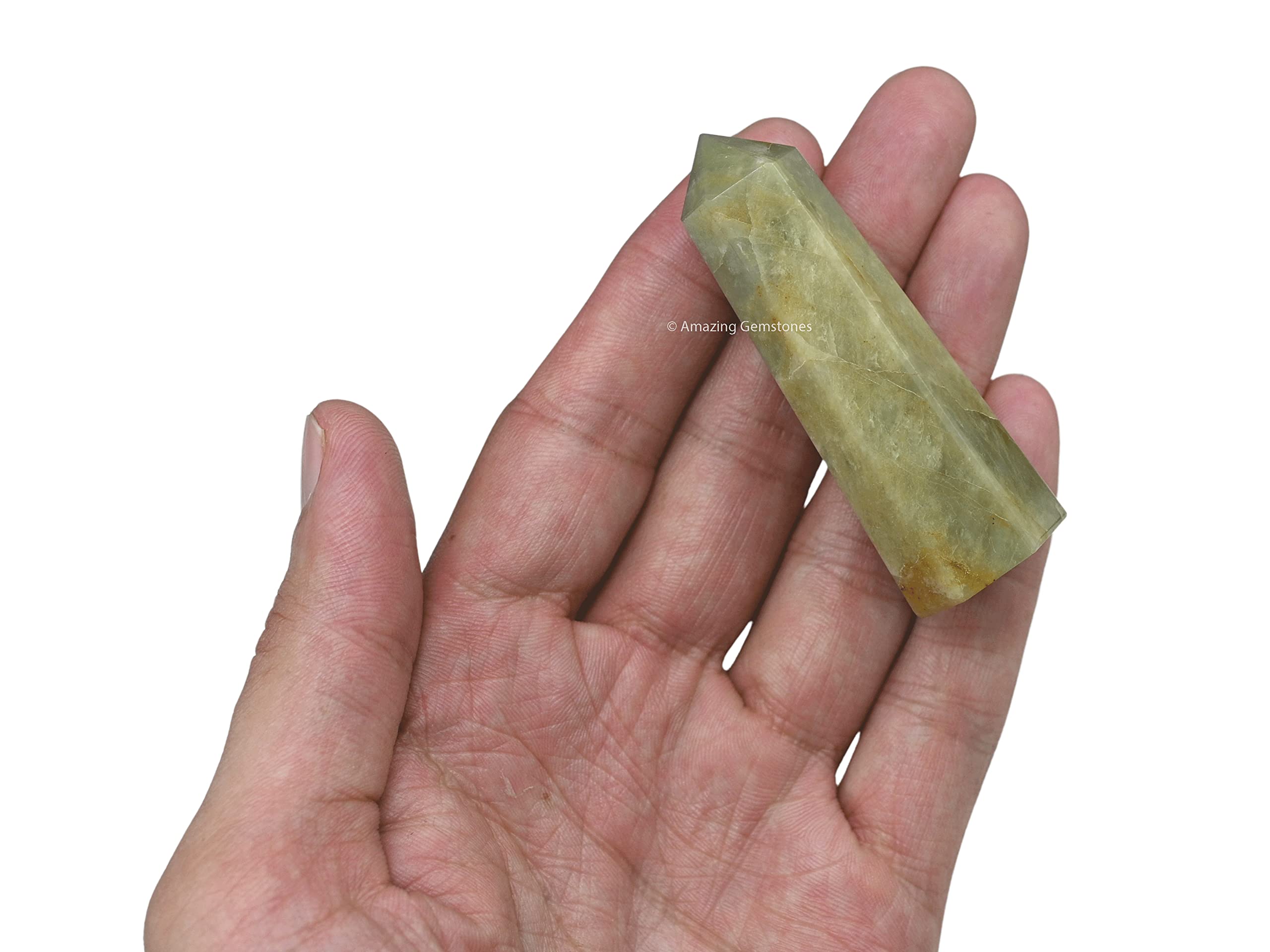 Amazing Gemstone tour cristal aquamarine jaune – purification légère des énergies ambiantes.