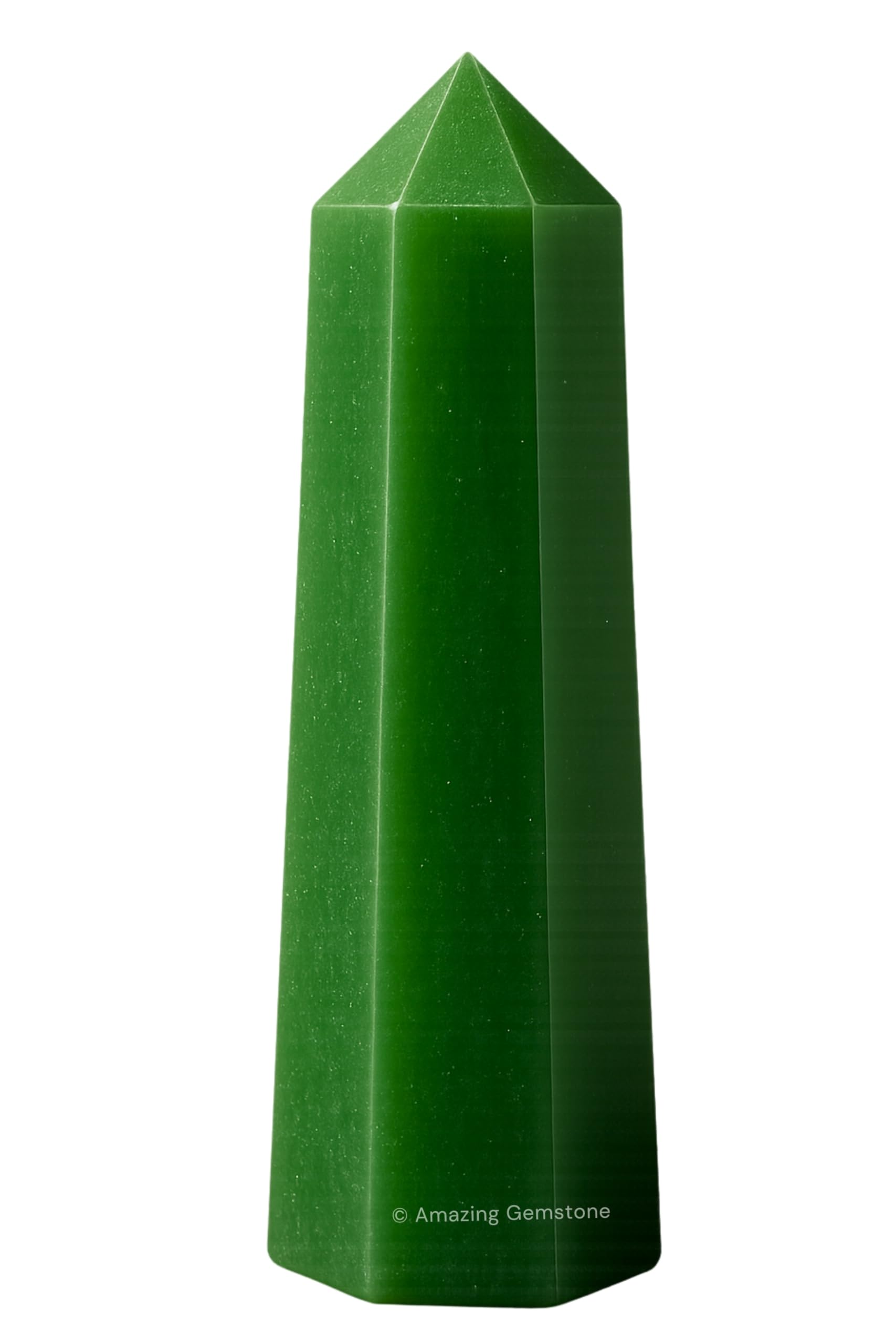 Amazing Gemstone Tour Cristal Aventurine Vert pour purifer l'énergie d'une pièce