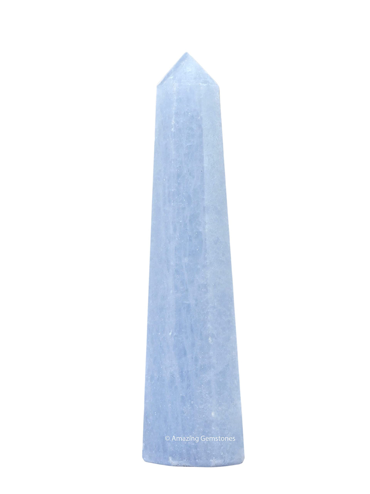 Amazing Gemstone tour cristal calcite bleu celestite: énergie purifiée et revitalisée.