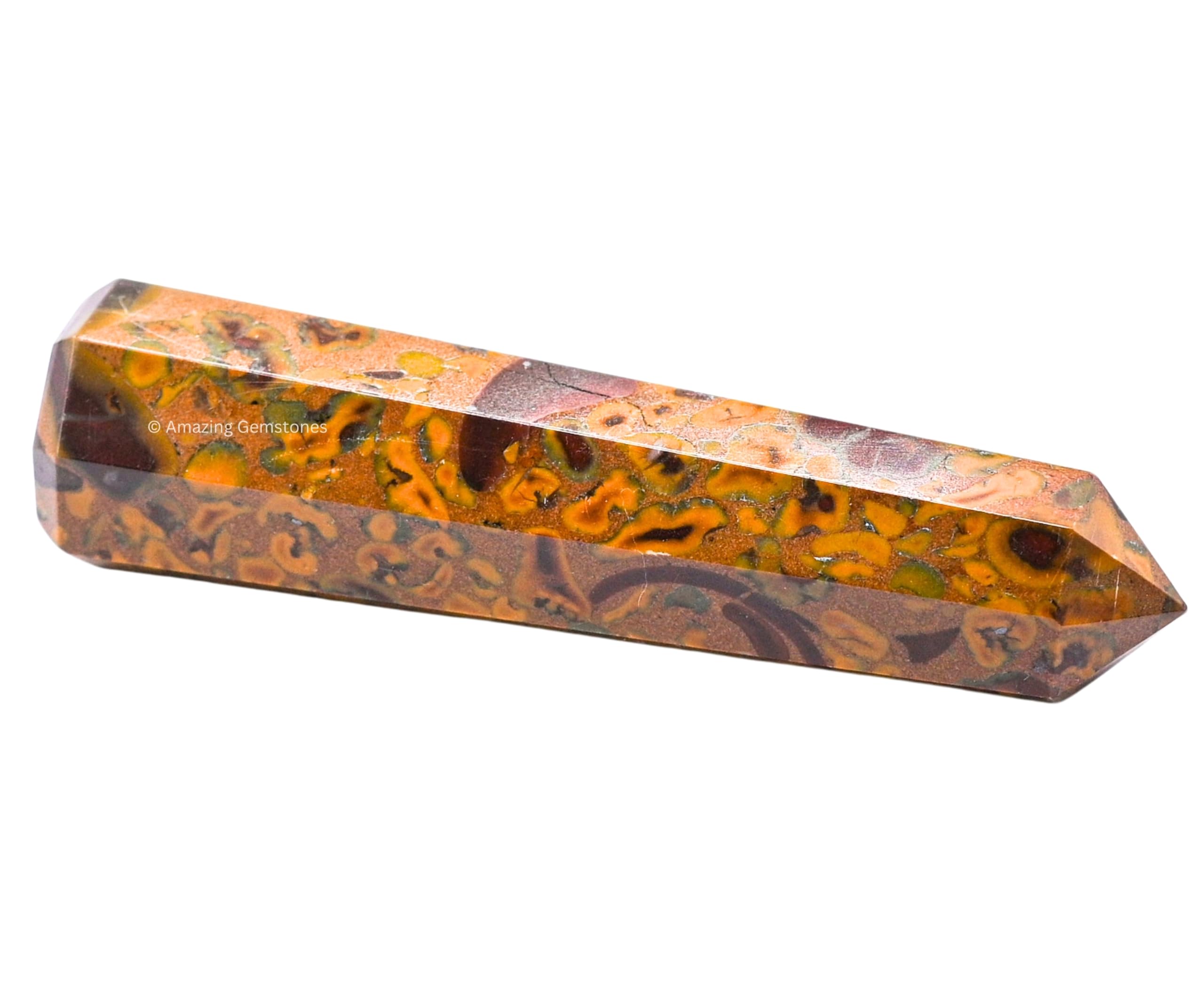 Amazing Gemstone tour cristal jaspe fruit – focalisation d'énergie pour grille cristalline.