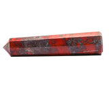Tour Amazing Gemstone prêt pour grille de cristal jaspe rouge et hématite