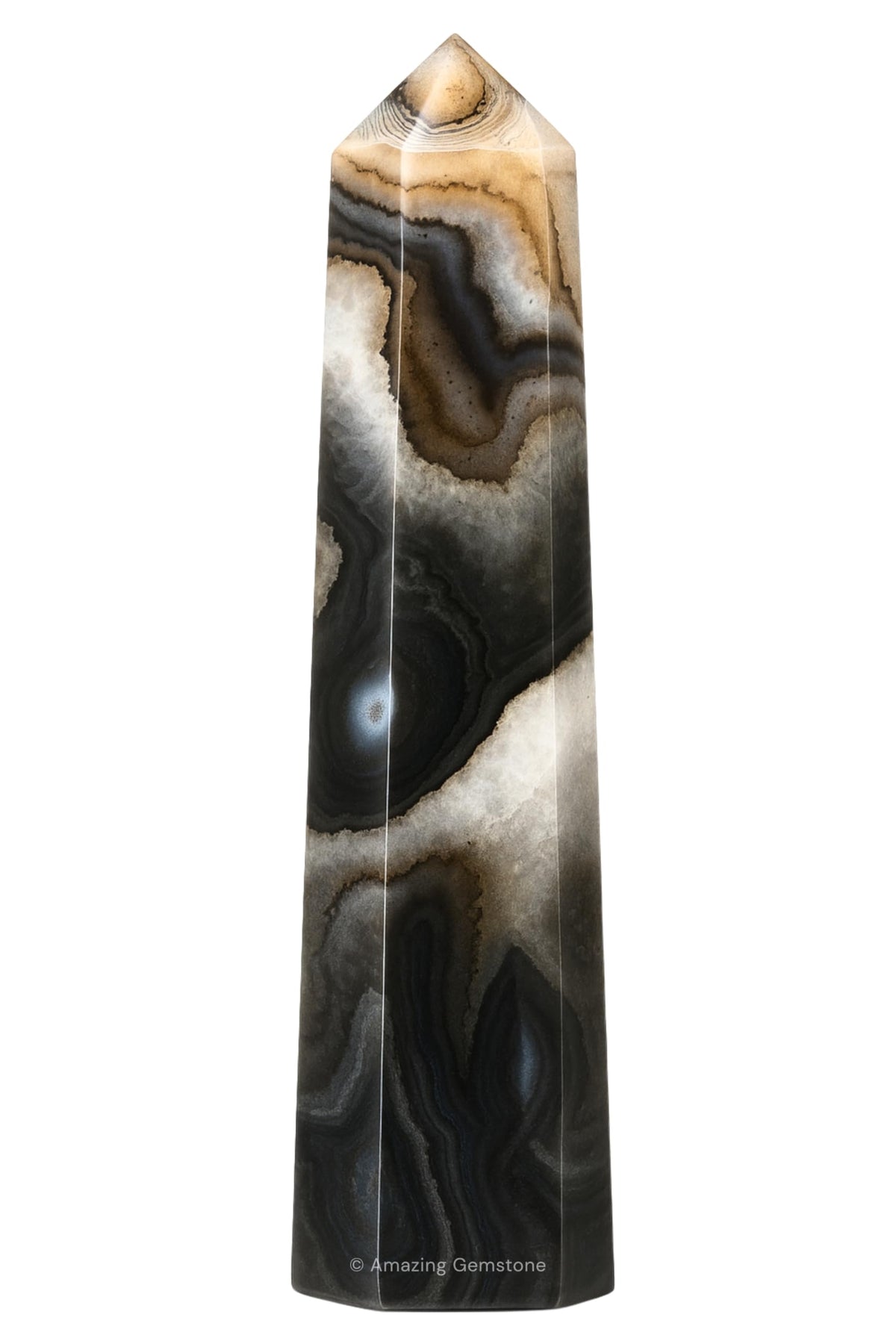 Amazing Gemstone tour cristal Onyx noir – purifiant l énergie d un espace