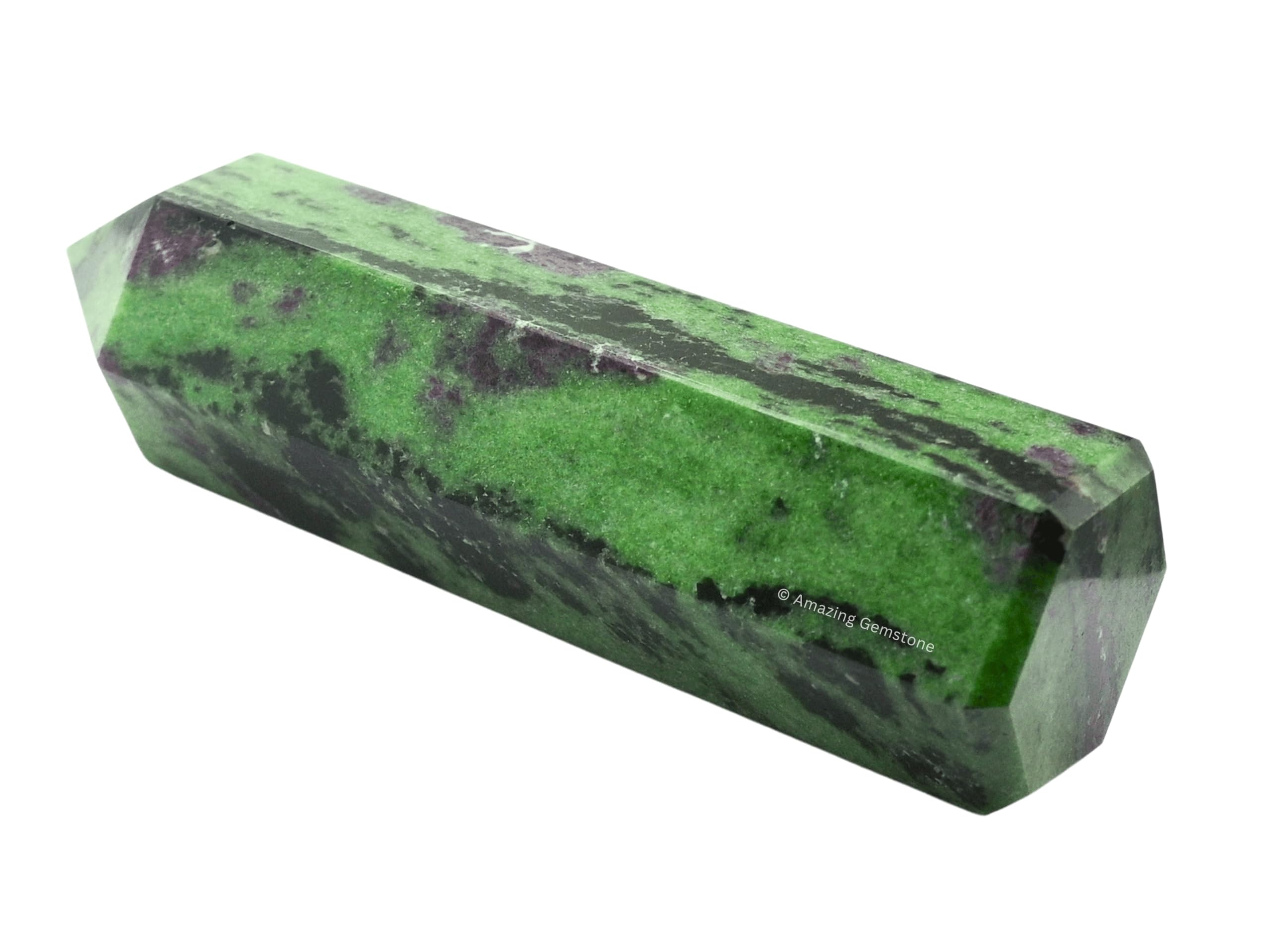Amazing Gemstone tour Ruby Zoisite irradiant énergie relaxante et vivifiante.