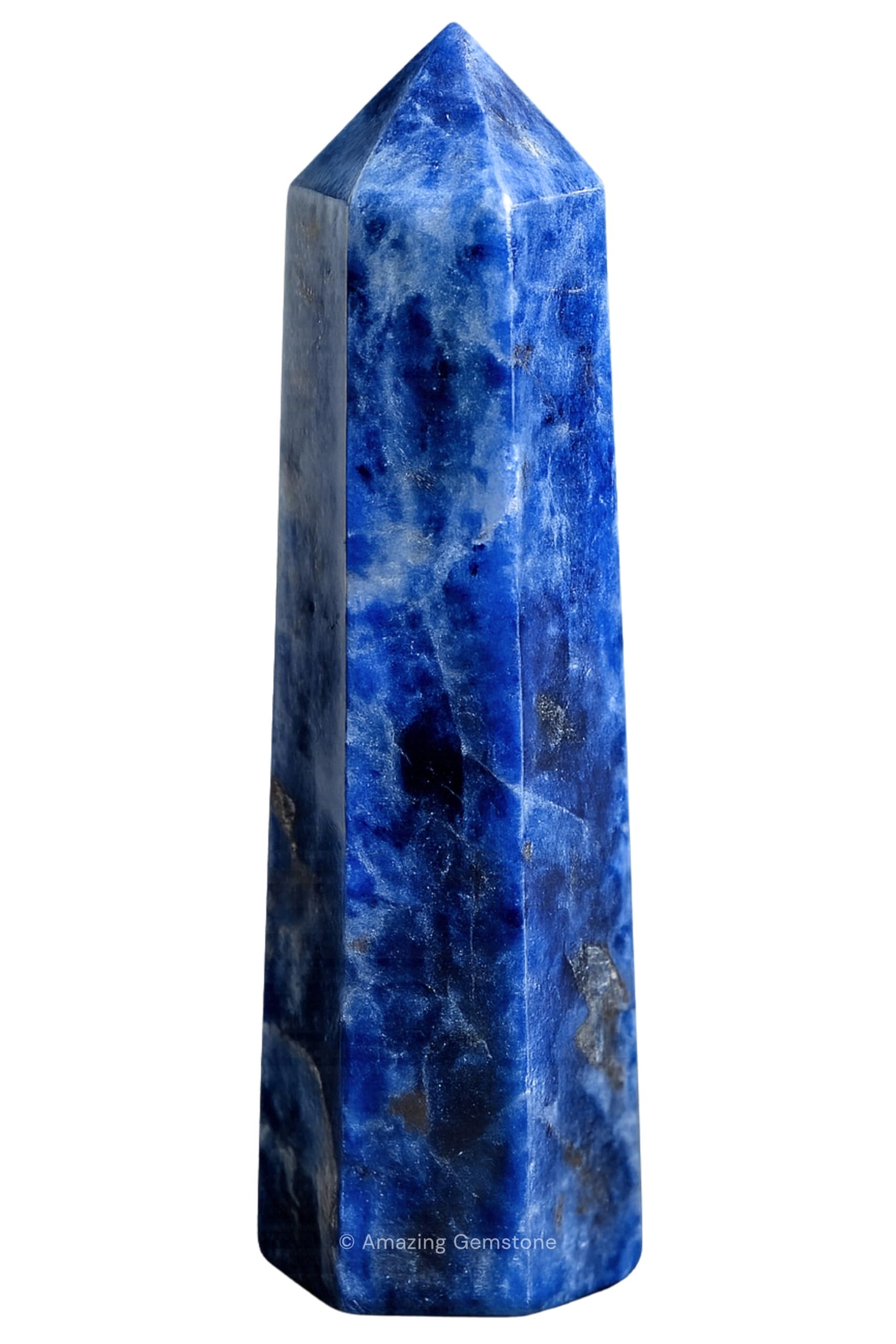 Amazing Gemstone Sodalite Tour cristal sodalite: purifie et revitalise l'énergie d'un espace.