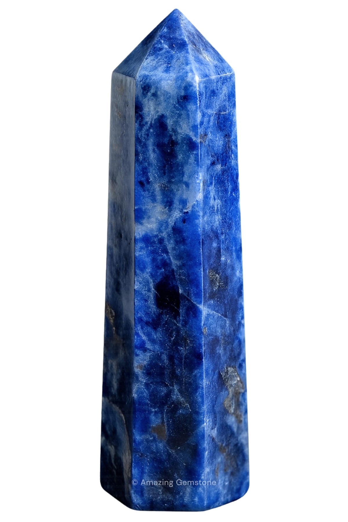 Amazing Gemstone Sodalite Tour cristal sodalite: purifie et revitalise l'énergie d'un espace.