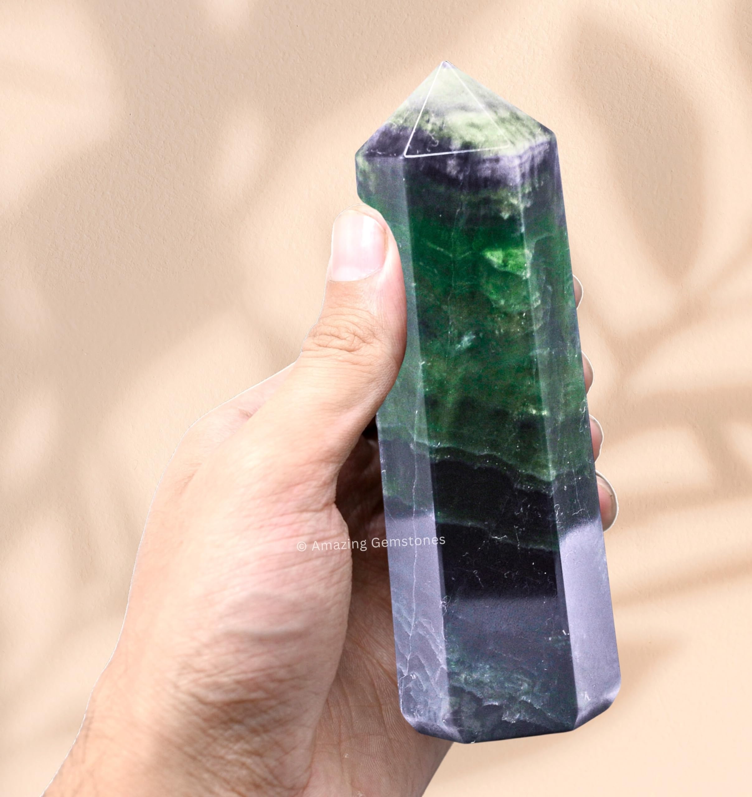 Amazing Gemstone Tour fluorite protection : protège et recentre votre espace de travail.