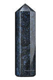 Amazing Gemstone tour Indigo Gabbro, point focal pour grille de cristal inspirante.