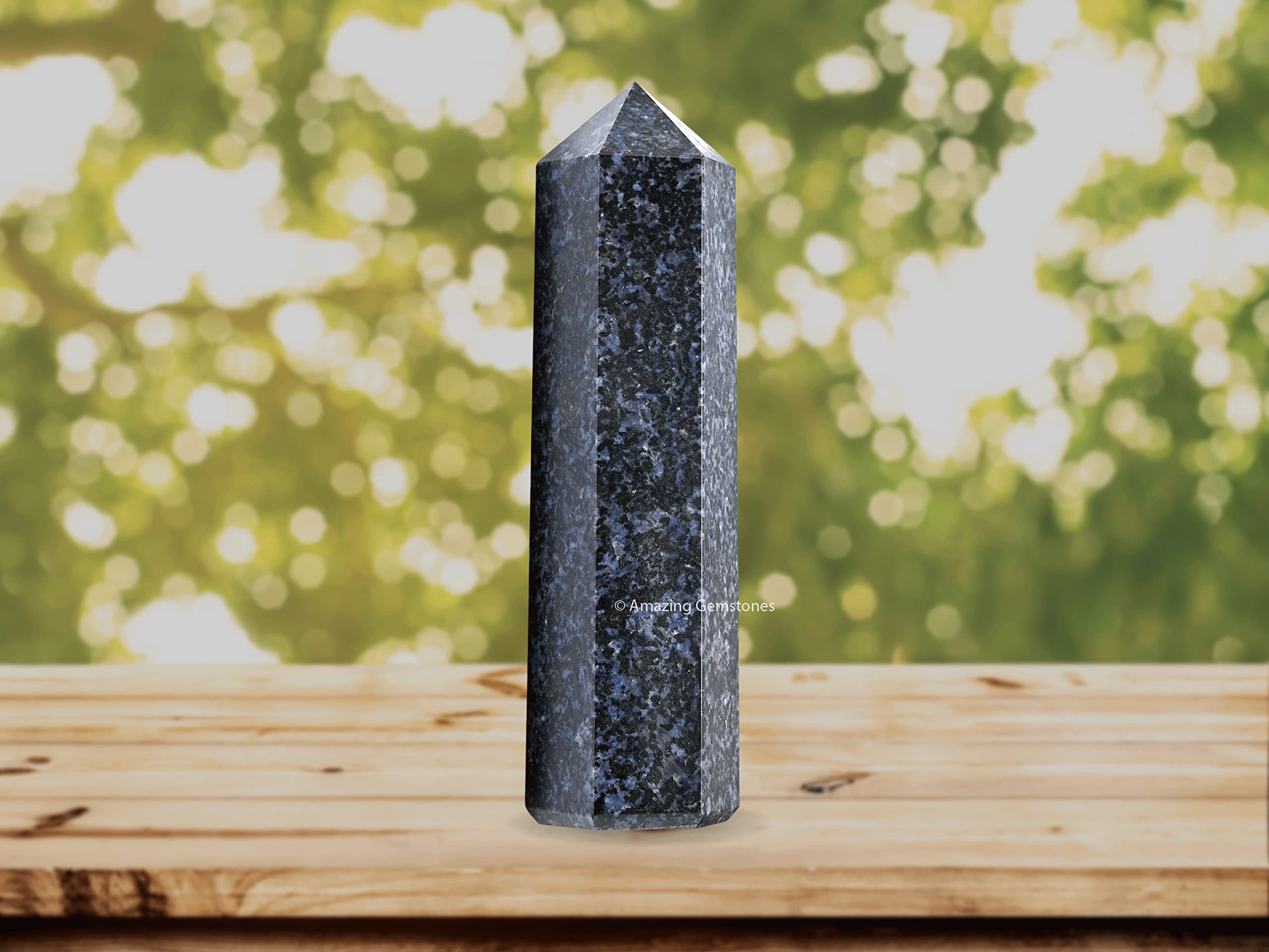 Amazing Gemstone tour Indigo Gabbro, soutien Reiki et énergie ciblée pour espaces dédiés.