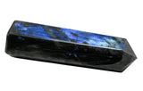 Purification d'espace grâce à la tour Labradorite Amazing Gemstone, énergie renouvelée.