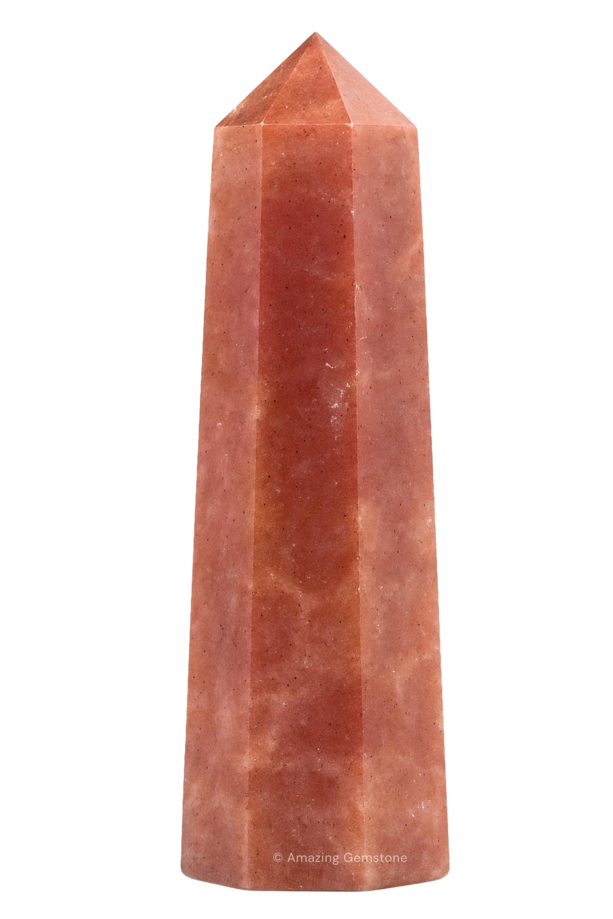 Amazing Gemstone Tour Quartz Fraise Pointe : purifie l’énergie et soutient la concentration.