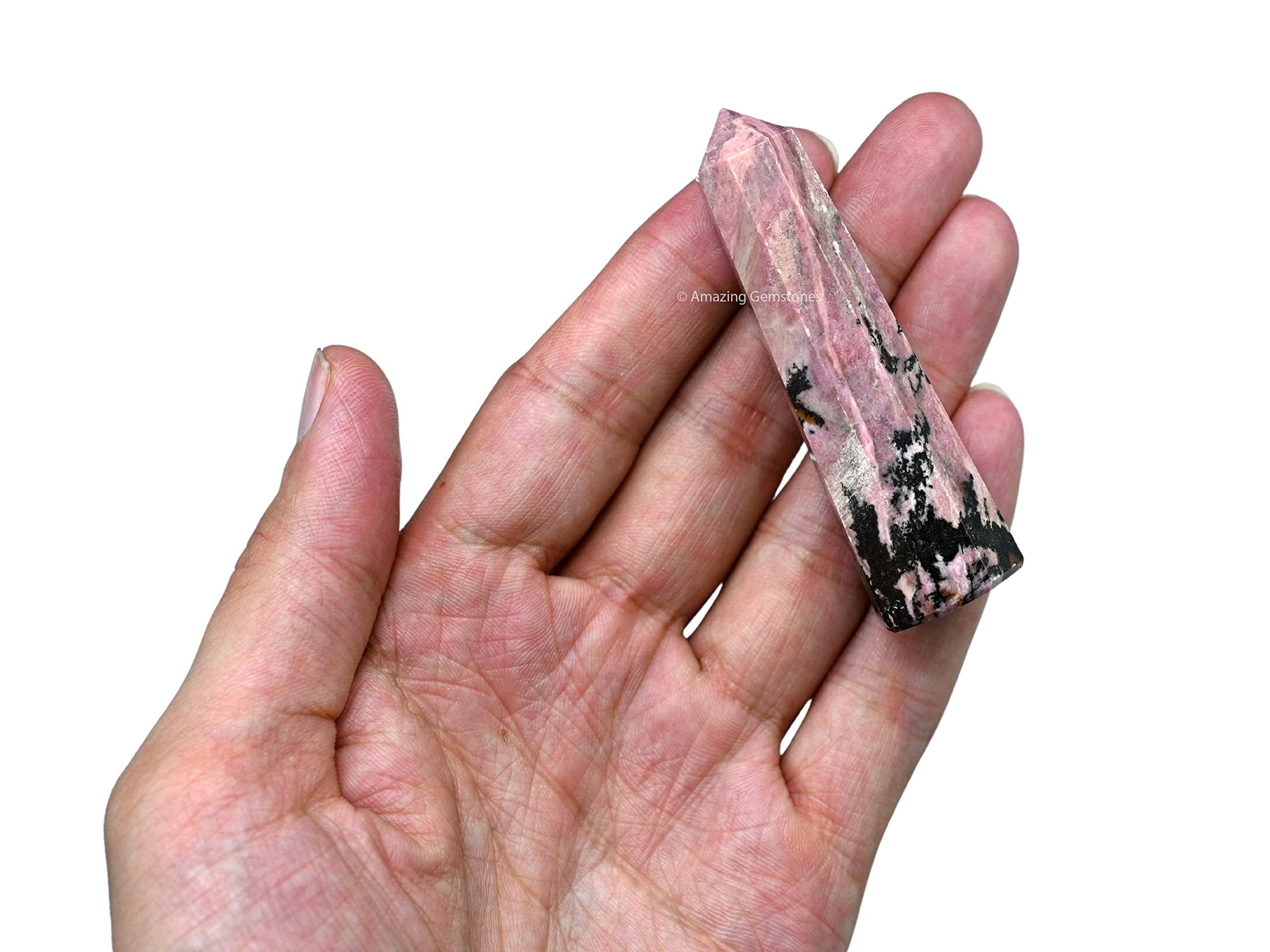 Amazing Gemstone tour rhodonite énergie – purification légère et ambiance apaisante.