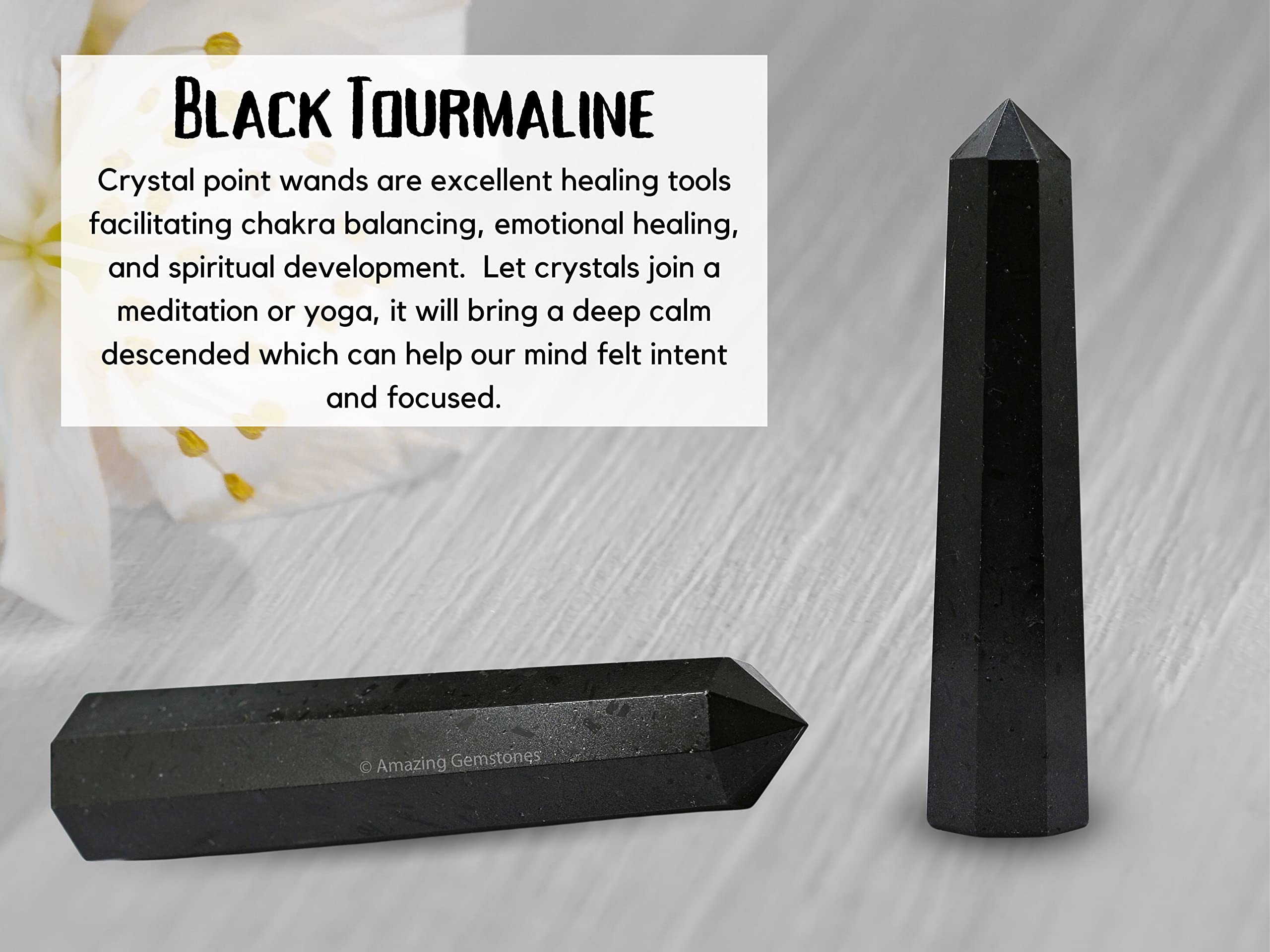Amazing Gemstone tourmaline noire grille cristal pour alignement et intention.