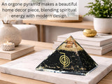 Amazing Gemstone orgone pyramide — cadeau élégant pour les amateurs de pierres.