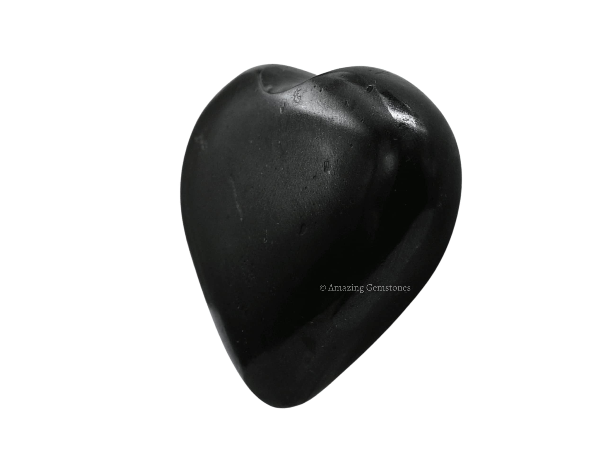 Amazing Gemstone tourmaline noire, pierre palmaire utile pour la détente et la méditation tactile.