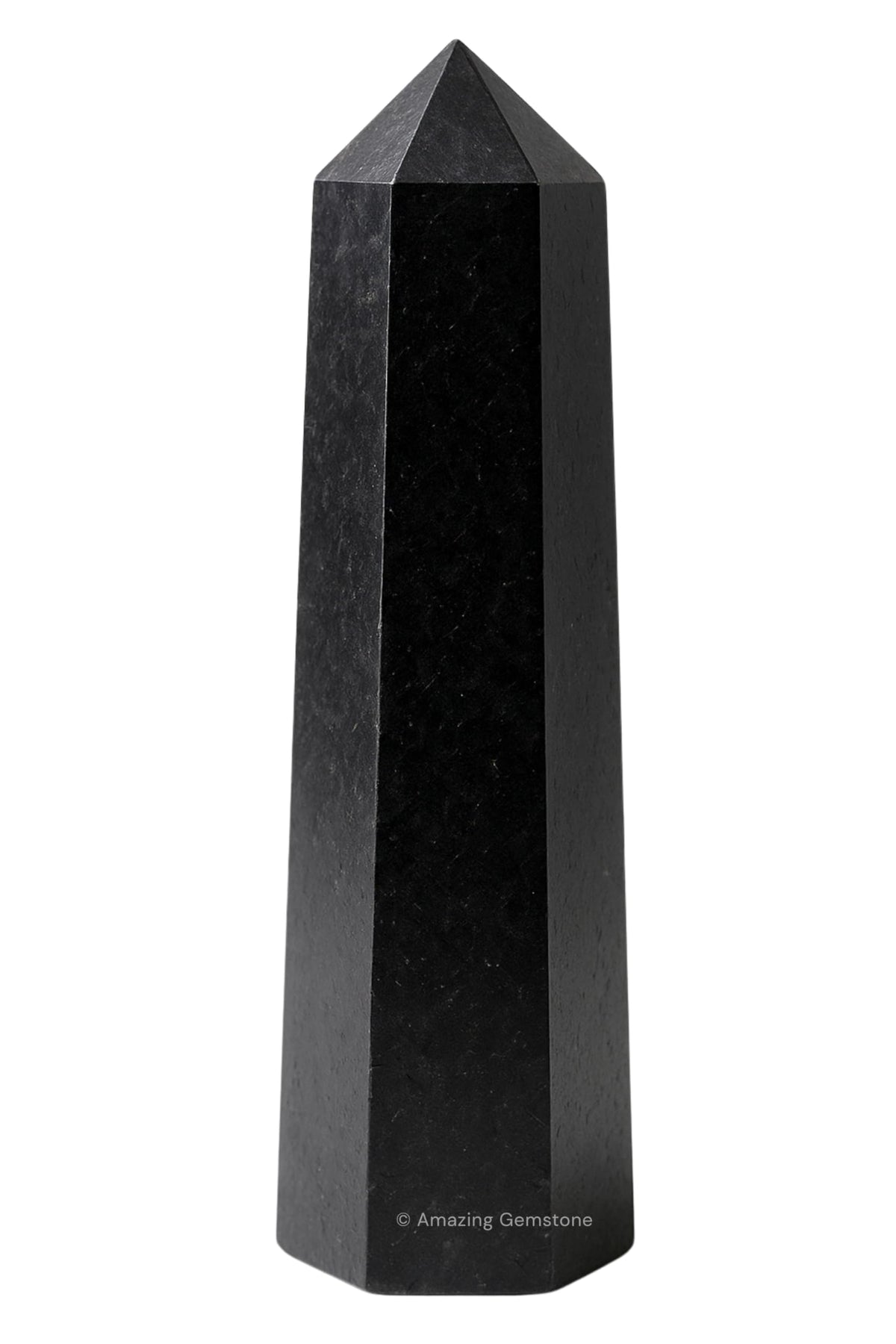 Amazing Gemstone pointe cristal tourmaline noire pour purification et énergie revitalisante.
