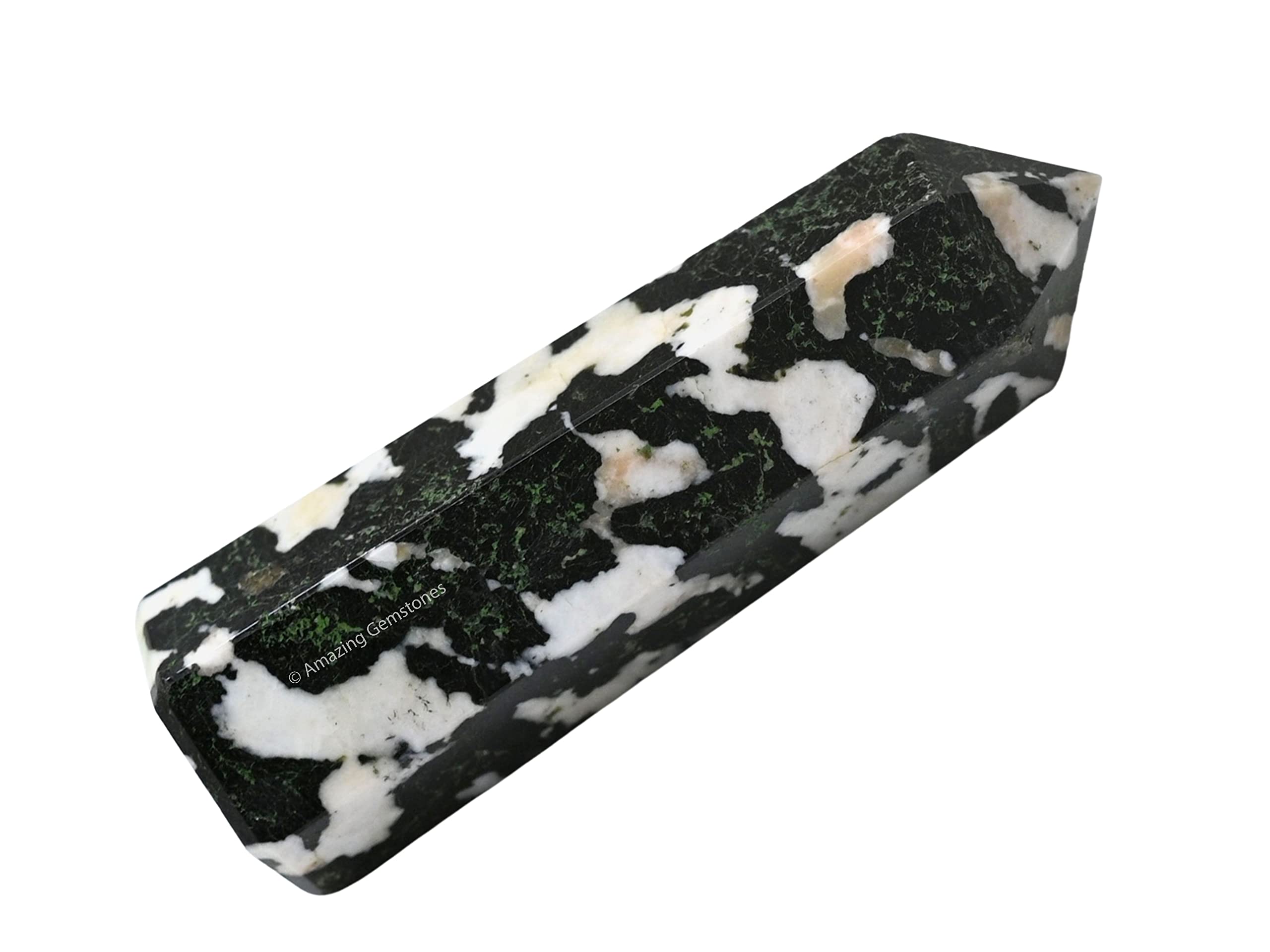 Amazing Gemstone tourmaline – obélisque pour méditation et centrage énergétique.