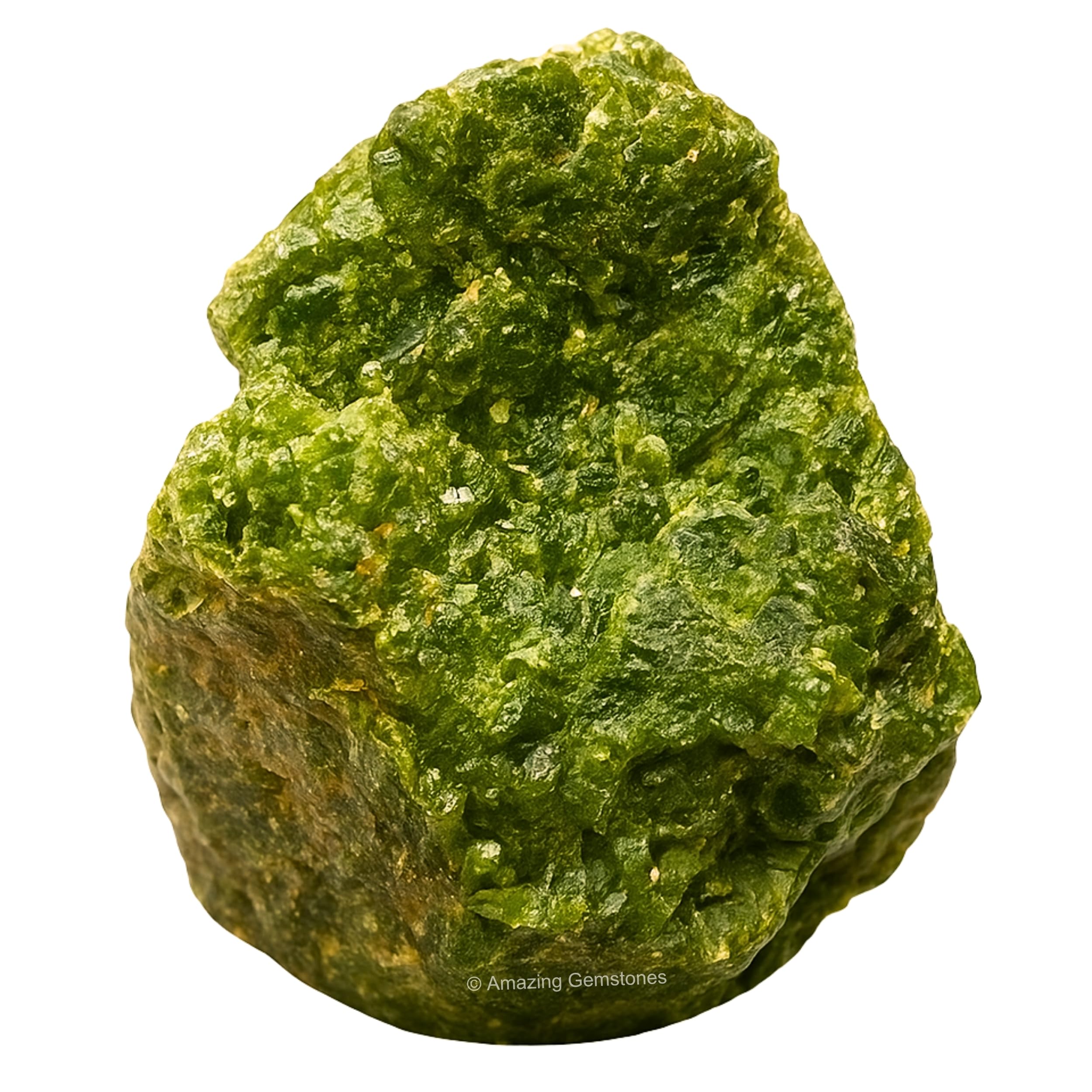 Amazing Gemstone tourmaline verte en matrice brute, parfaite pour méditation et concentration