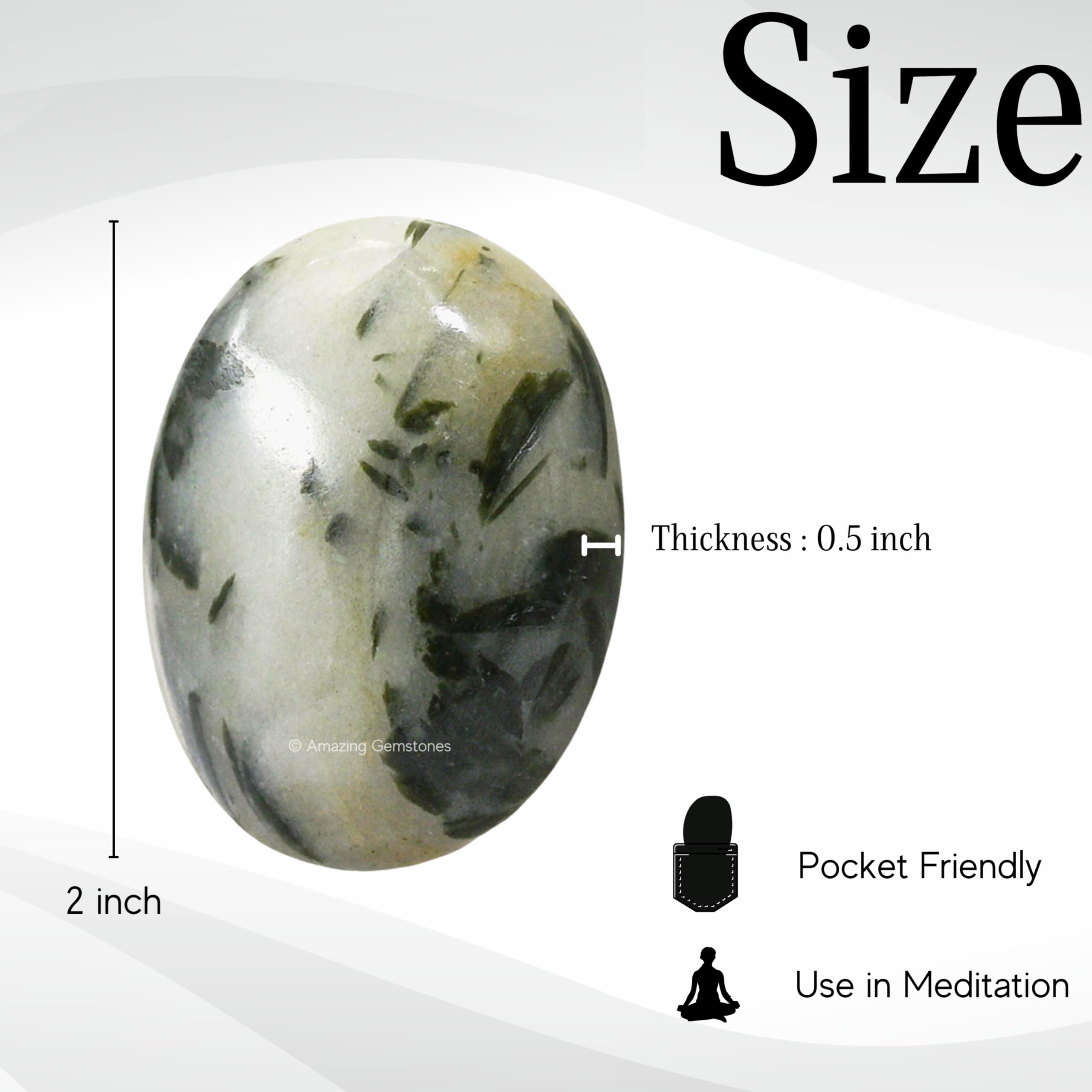 Amazing Gemstone tourmaline verte dans quartz, concentration et équilibre émotionnel.